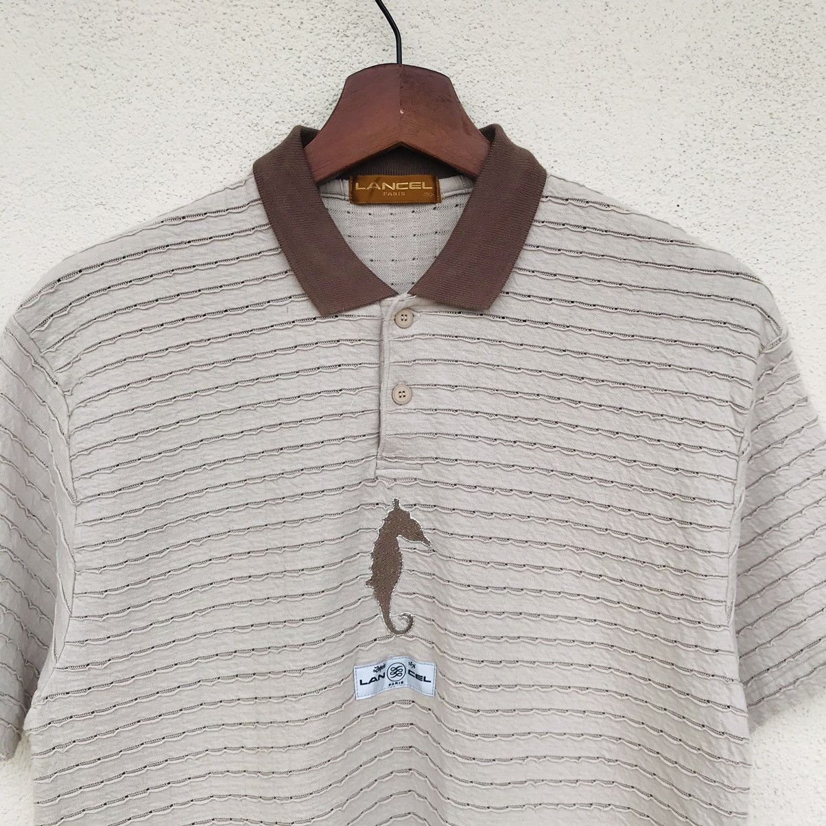 Lancel Rare Vintage Lancel Seahorses embroidered logo Size US M / EU 48-50 / 2 - 7 Thumbnail