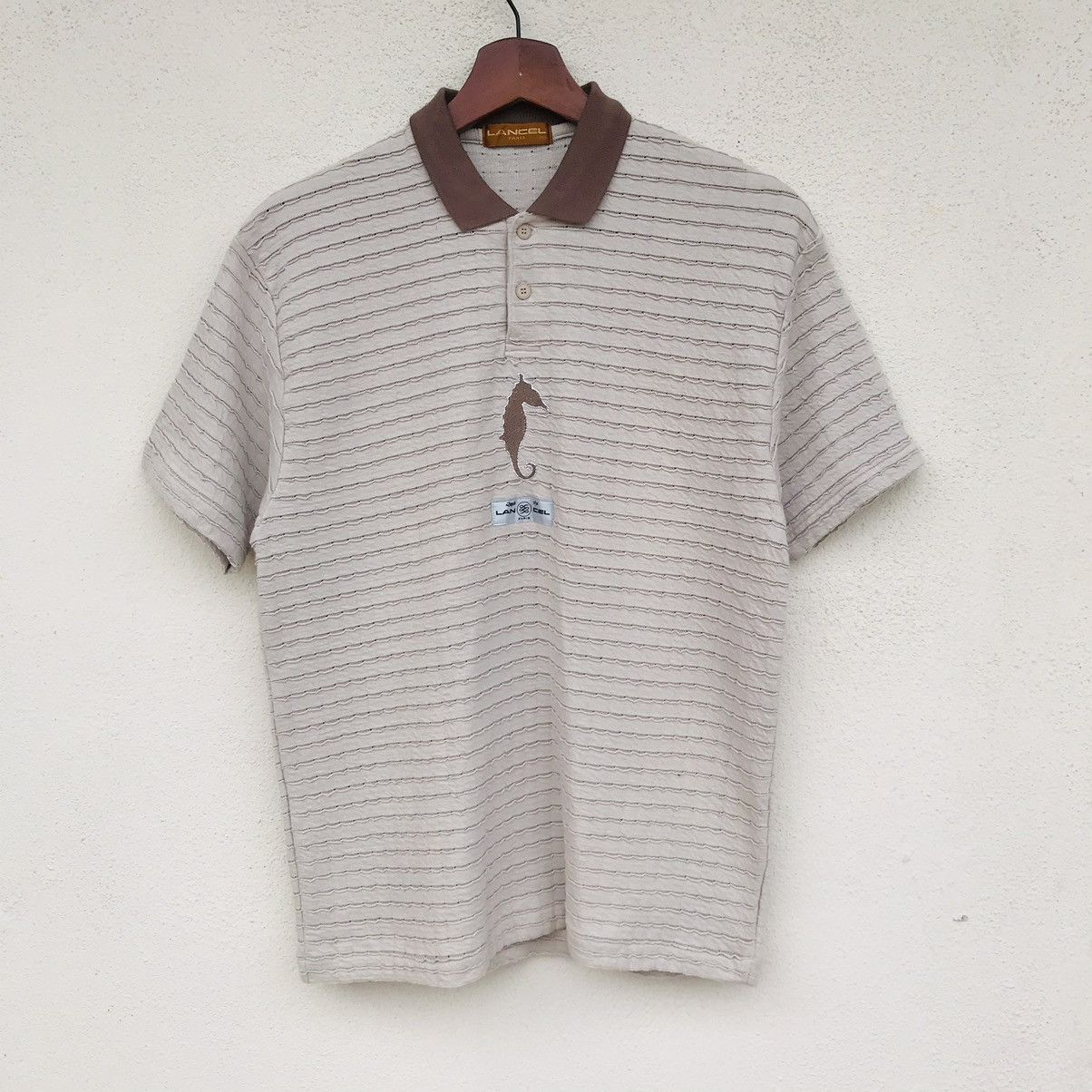 Lancel Rare Vintage Lancel Seahorses embroidered logo Size US M / EU 48-50 / 2 - 2 Thumbnail