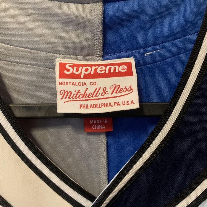 Supreme Supreme Mitchell & Ness Patchwork Baseball Jersey | Grailed