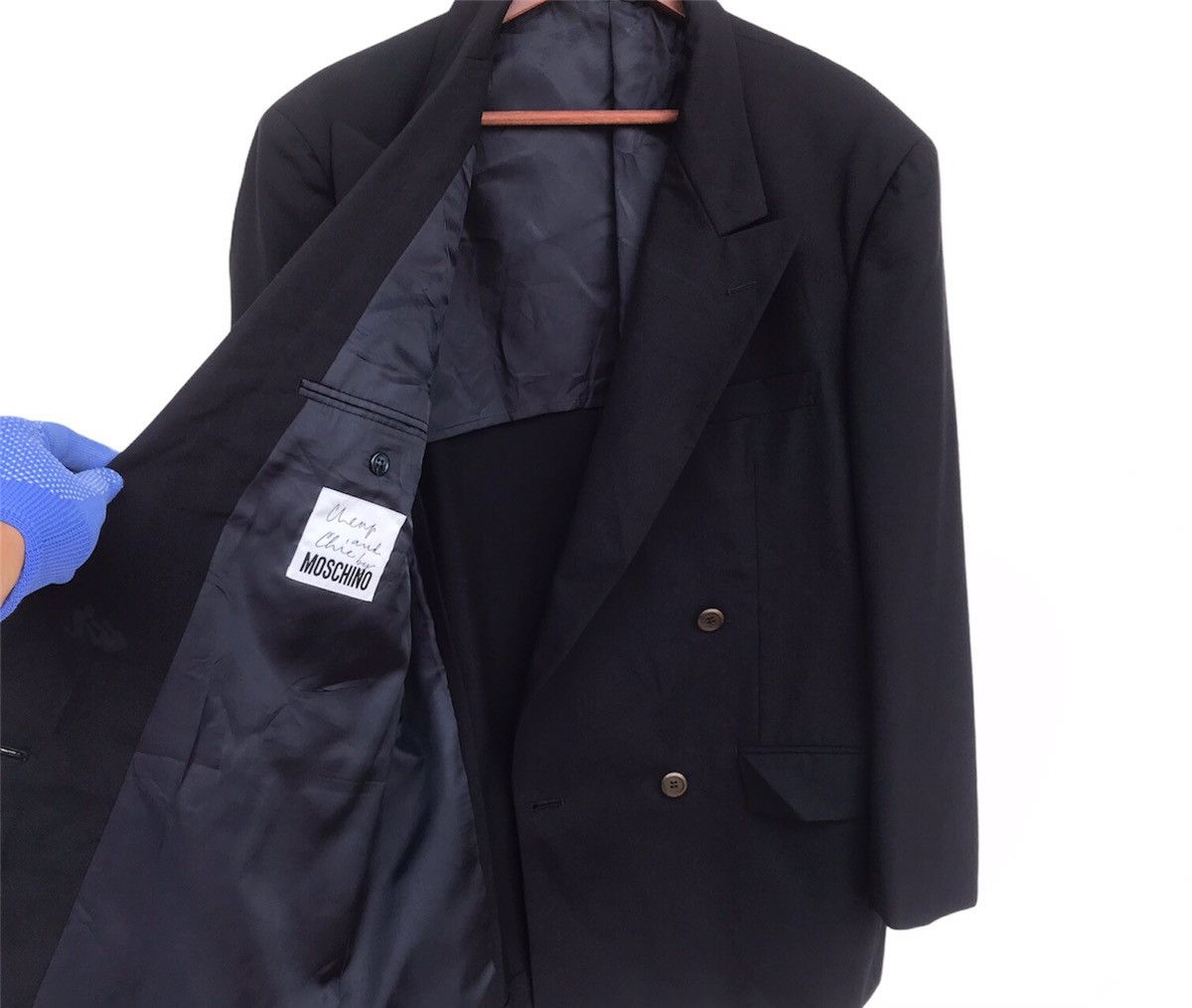 Moschino Moschino Double breasted tailoring jacket Men Large Size US L / EU 52-54 / 3 - 4 Thumbnail