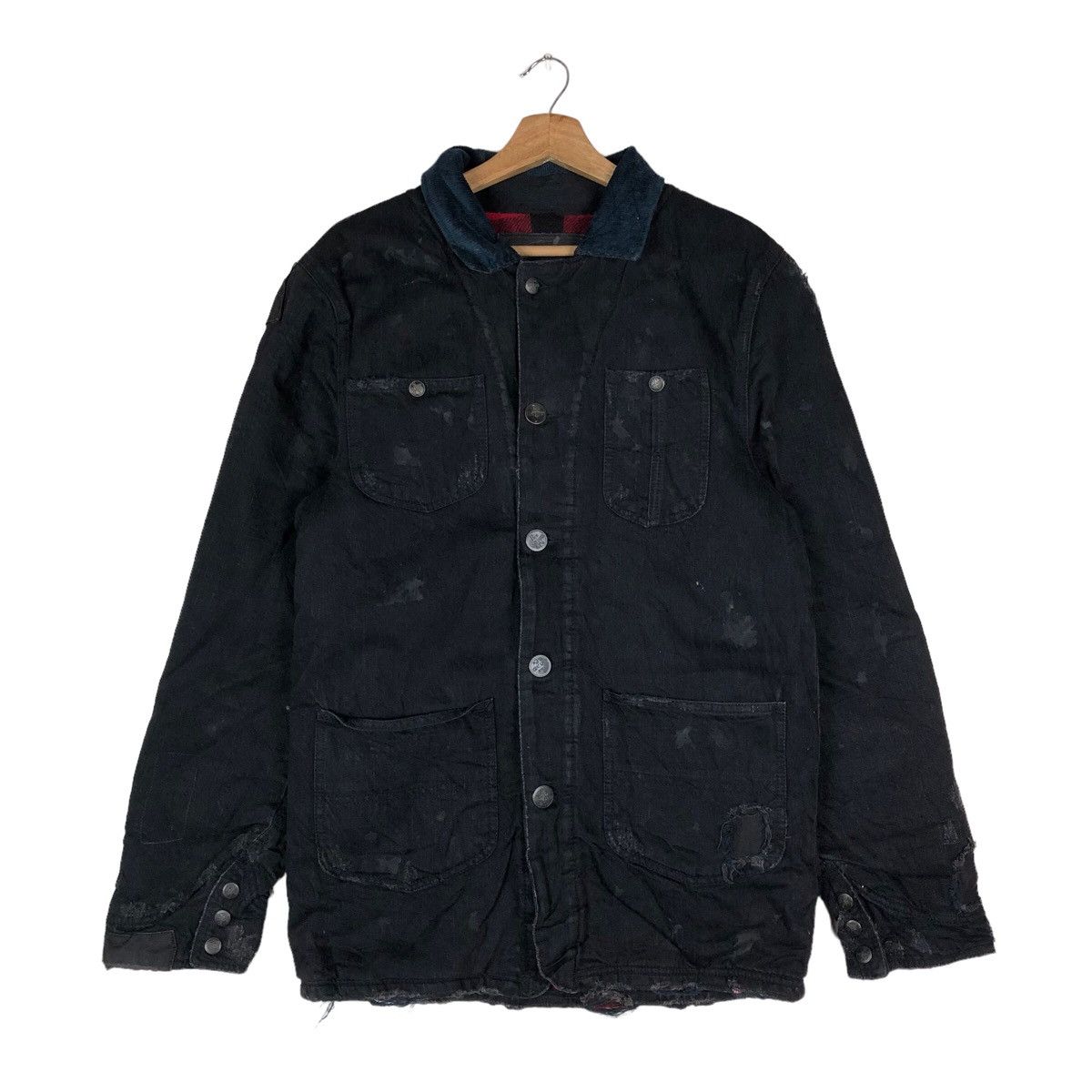 Polo Ralph Lauren POLO RALPH LAUREN DISTRESS DENIM JACKET Size US S / EU 44-46 / 1 - 1 Thumbnail