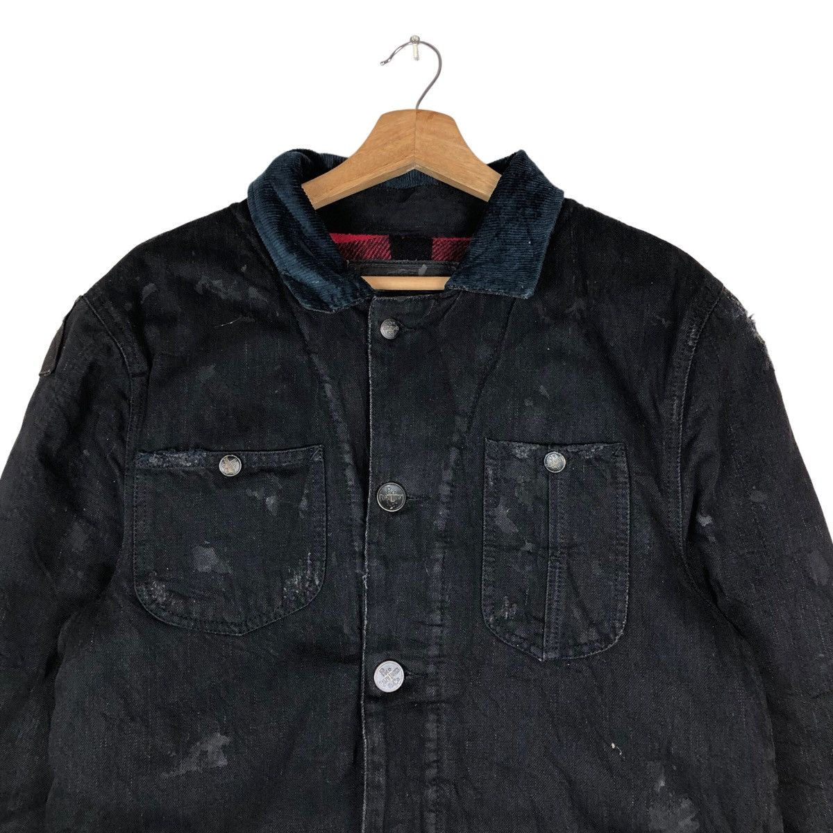Polo Ralph Lauren POLO RALPH LAUREN DISTRESS DENIM JACKET Size US S / EU 44-46 / 1 - 2 Thumbnail