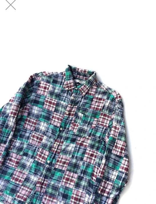 Japanese Brand Global Work Patchwork Curt Cobain Style Shirt Button Up Size US M / EU 48-50 / 2 - 3 Thumbnail