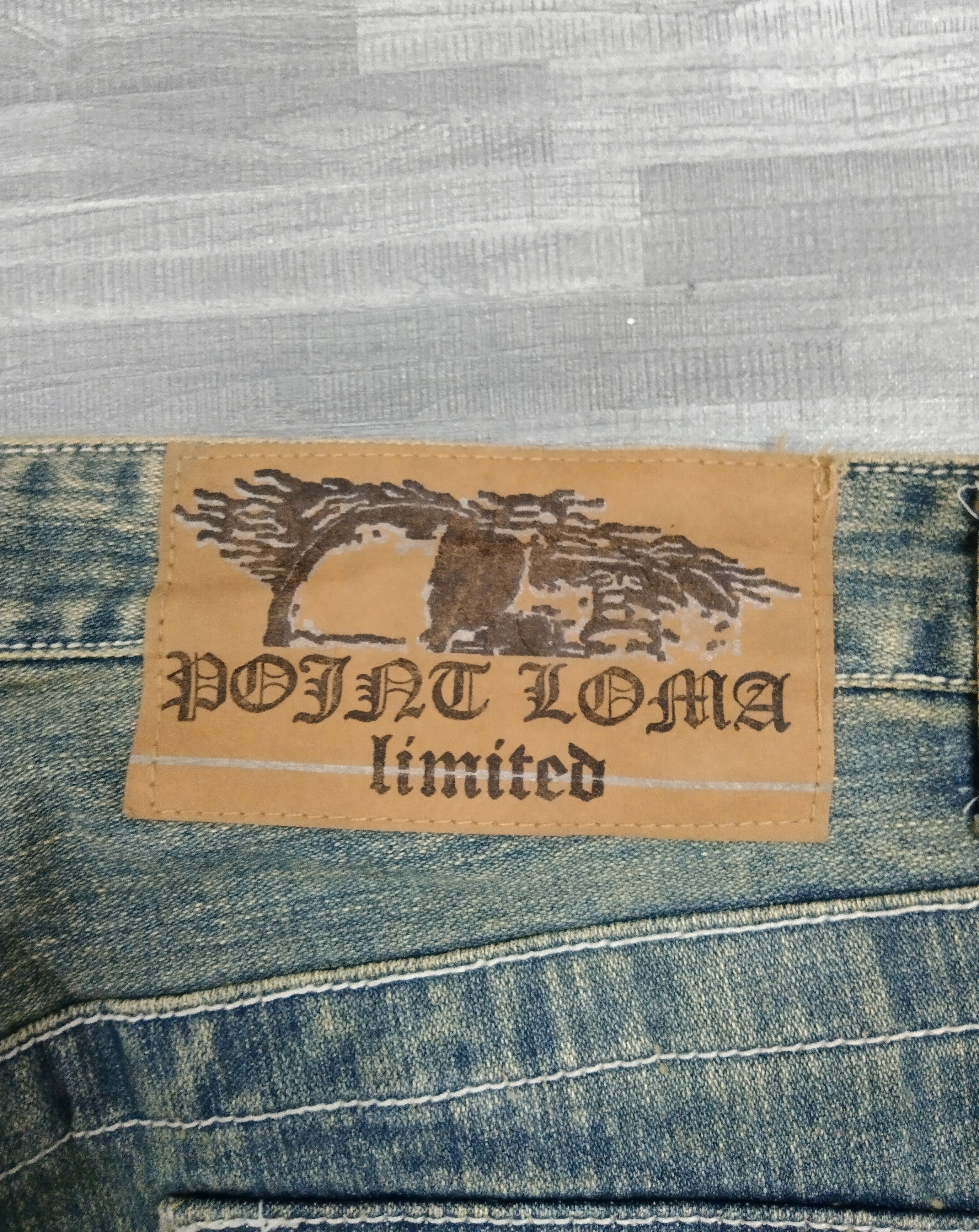 Japanese Brand FLARE🔥DISTRESSED RUSTY LOMA LIMITED DENIM PANTS Size US 31 - 8 Thumbnail