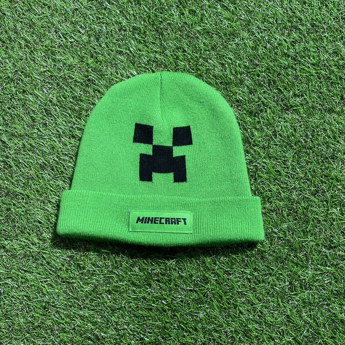 Vintage Y2K Minecraft Alt Beanie Streetwear American VTg