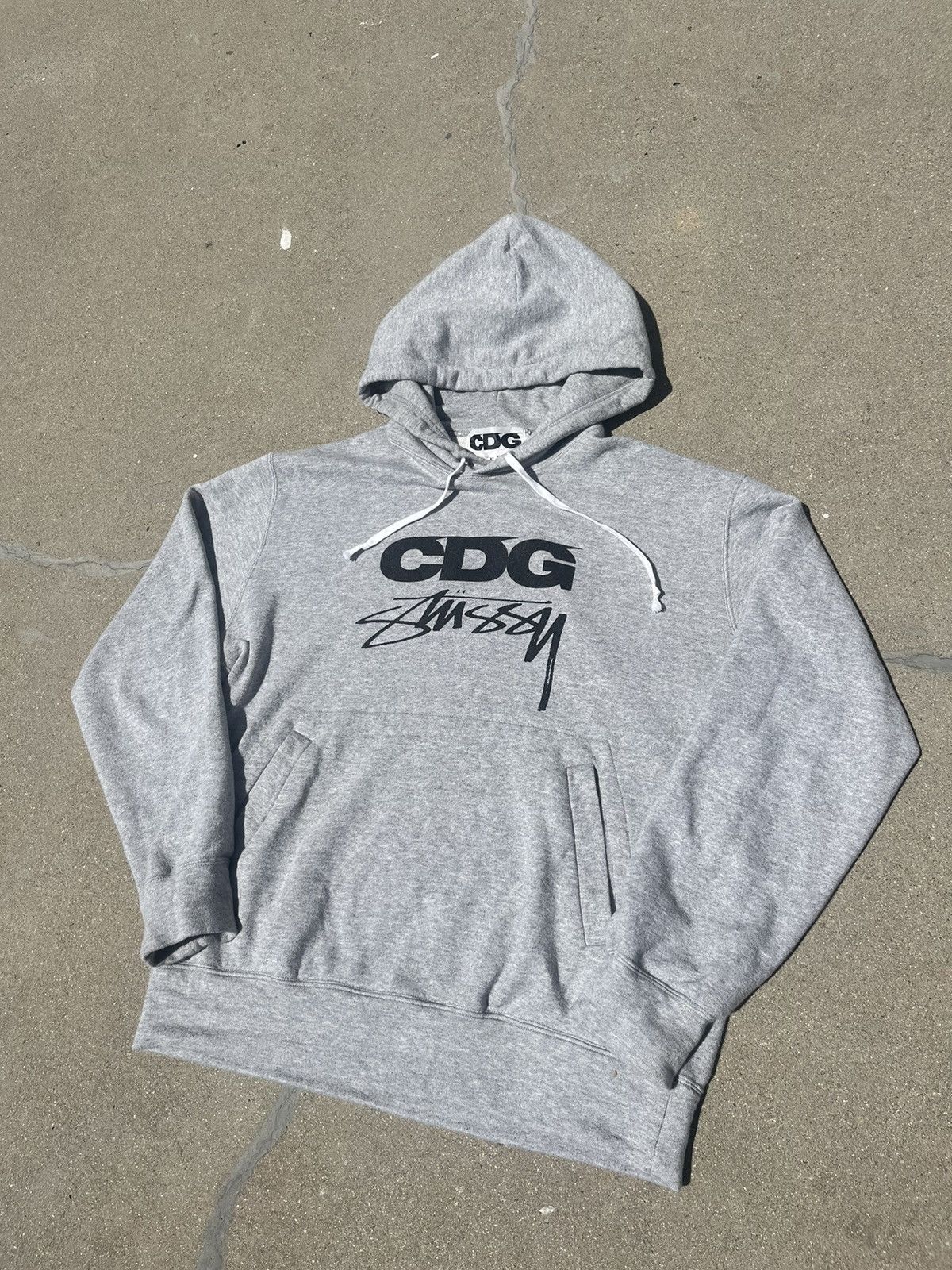 Comme des Garcons × Stussy Stussy x Comme Des Garçons Hoodie | Grailed 