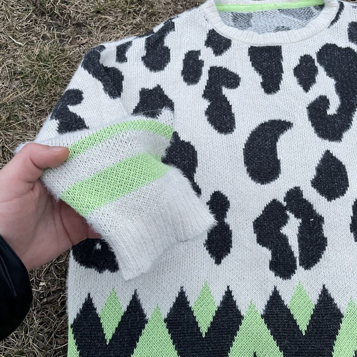 If Six Was Nine Vintage 90s Fuzzy Mohair Style Alt Sweater Furry Buymypiece Size L / US 10 / IT 46 - 6 Thumbnail