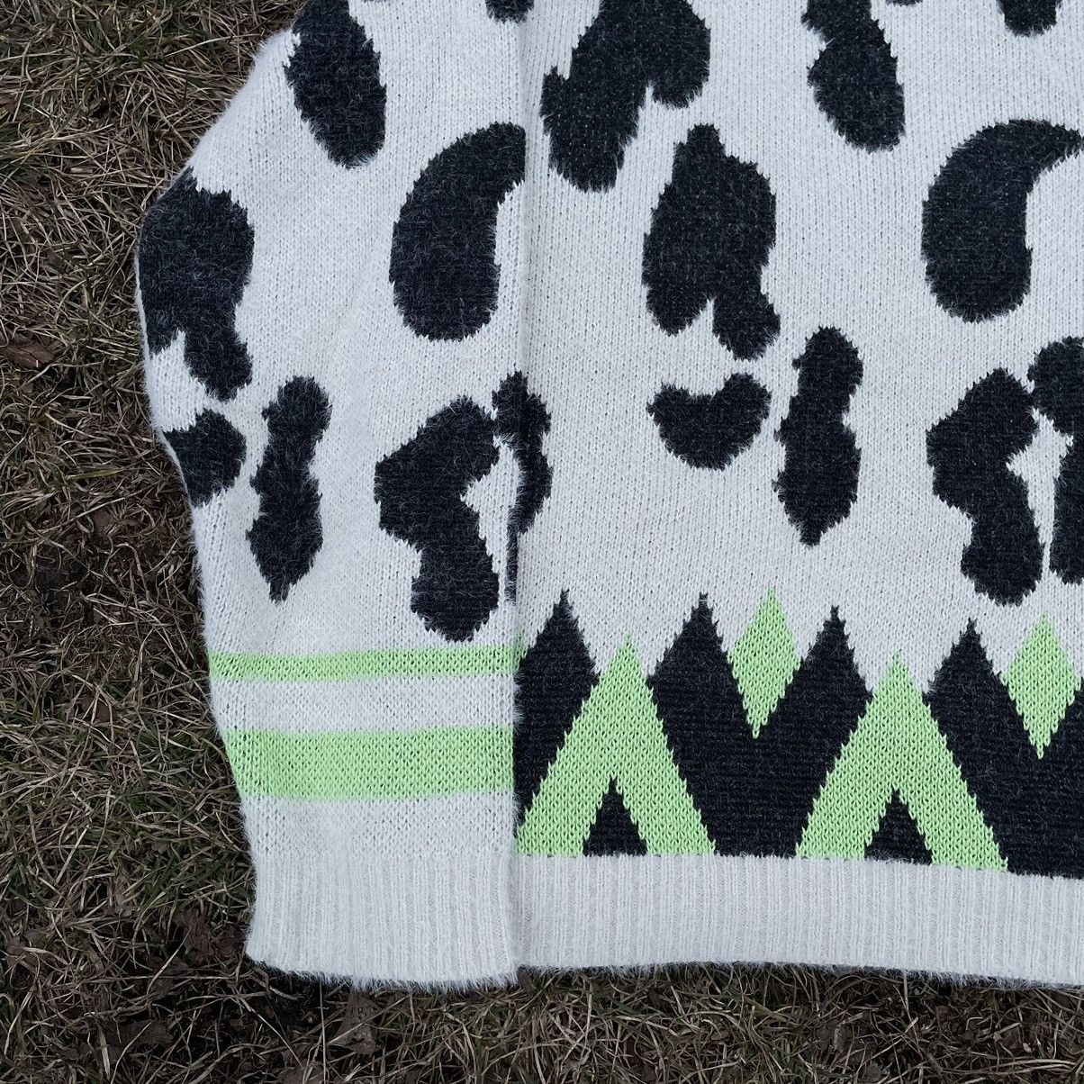 If Six Was Nine Vintage 90s Fuzzy Mohair Style Alt Sweater Furry Buymypiece Size L / US 10 / IT 46 - 4 Thumbnail