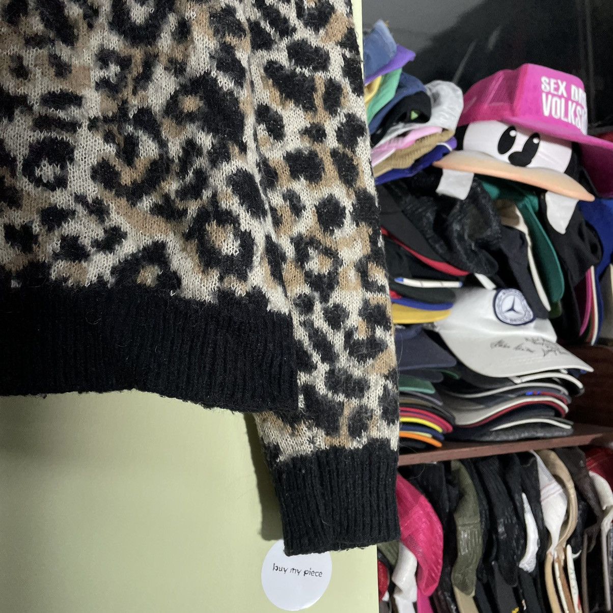 If Six Was Nine Vintage Y2K Mohair Teddy Grass ALT Fury Style HypeBeast Size S / US 4 / IT 40 - 5 Thumbnail