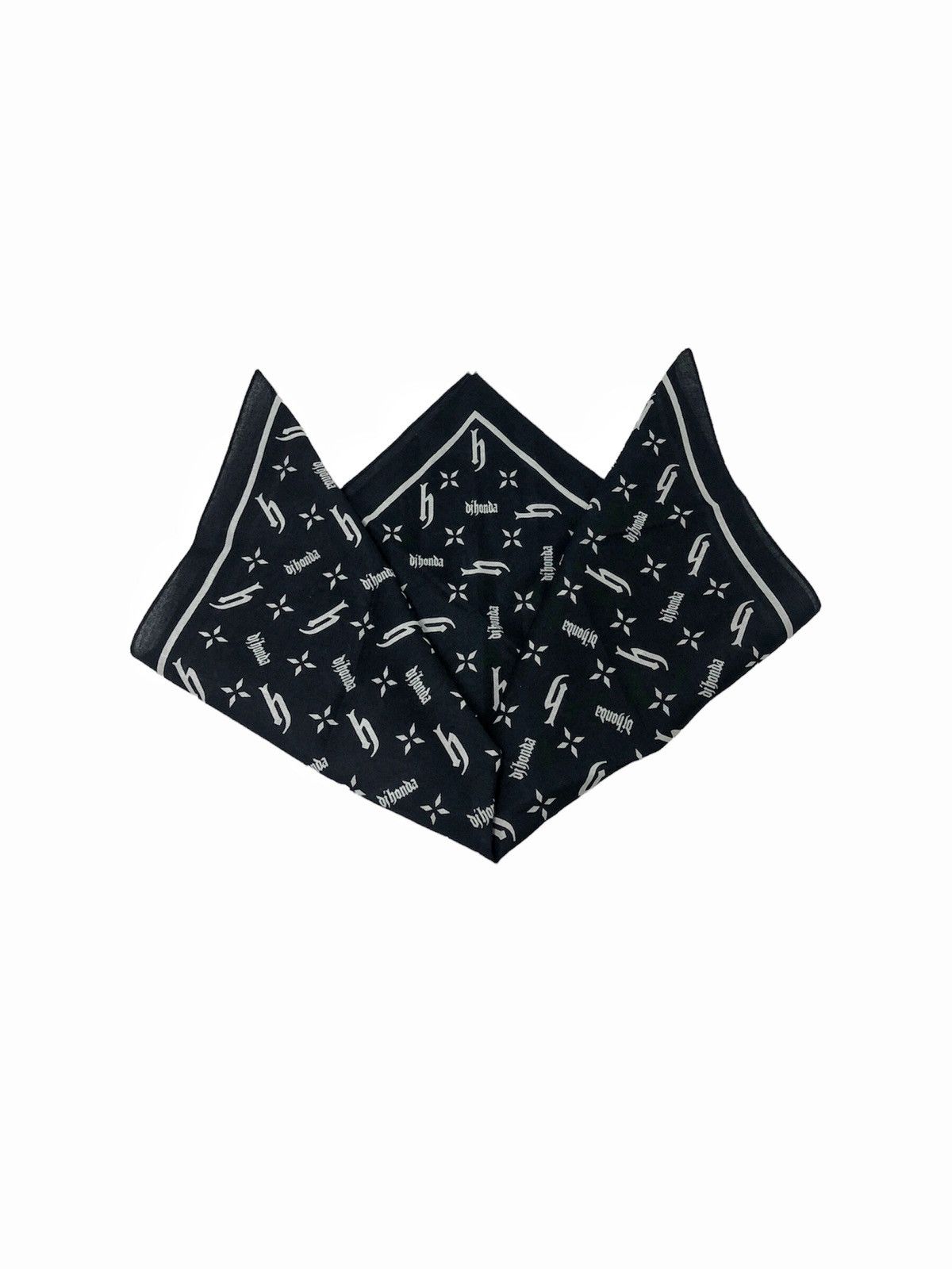 Designer × Hypebeast × Japanese Brand 00's DJ Honda overprinted Handkerchief bandana Size ONE SIZE - 4 Thumbnail