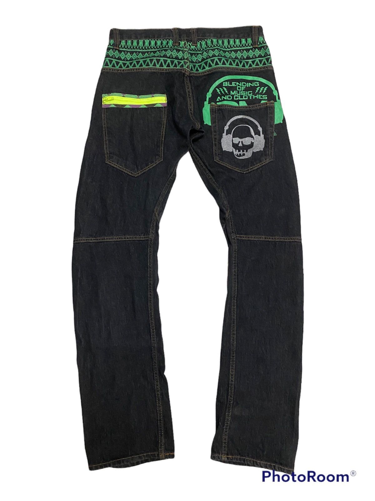 Japanese Brand × Vintage Vintage Rimaster Denim Jeans Nice Design Size US 32 / EU 48 - 1 Thumbnail
