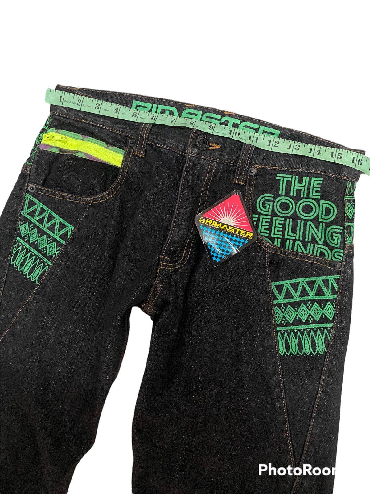 Japanese Brand × Vintage Vintage Rimaster Denim Jeans Nice Design Size US 32 / EU 48 - 7 Thumbnail