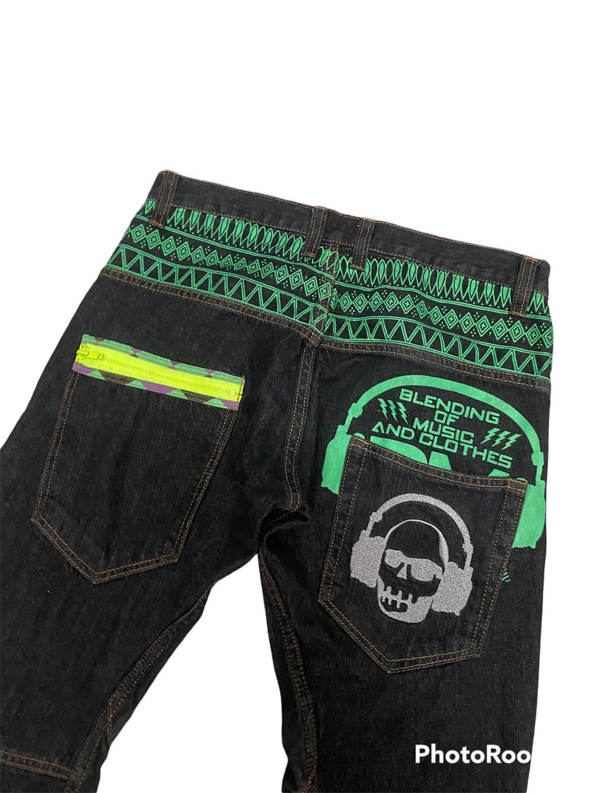 Japanese Brand × Vintage Vintage Rimaster Denim Jeans Nice Design Size US 32 / EU 48 - 3 Thumbnail