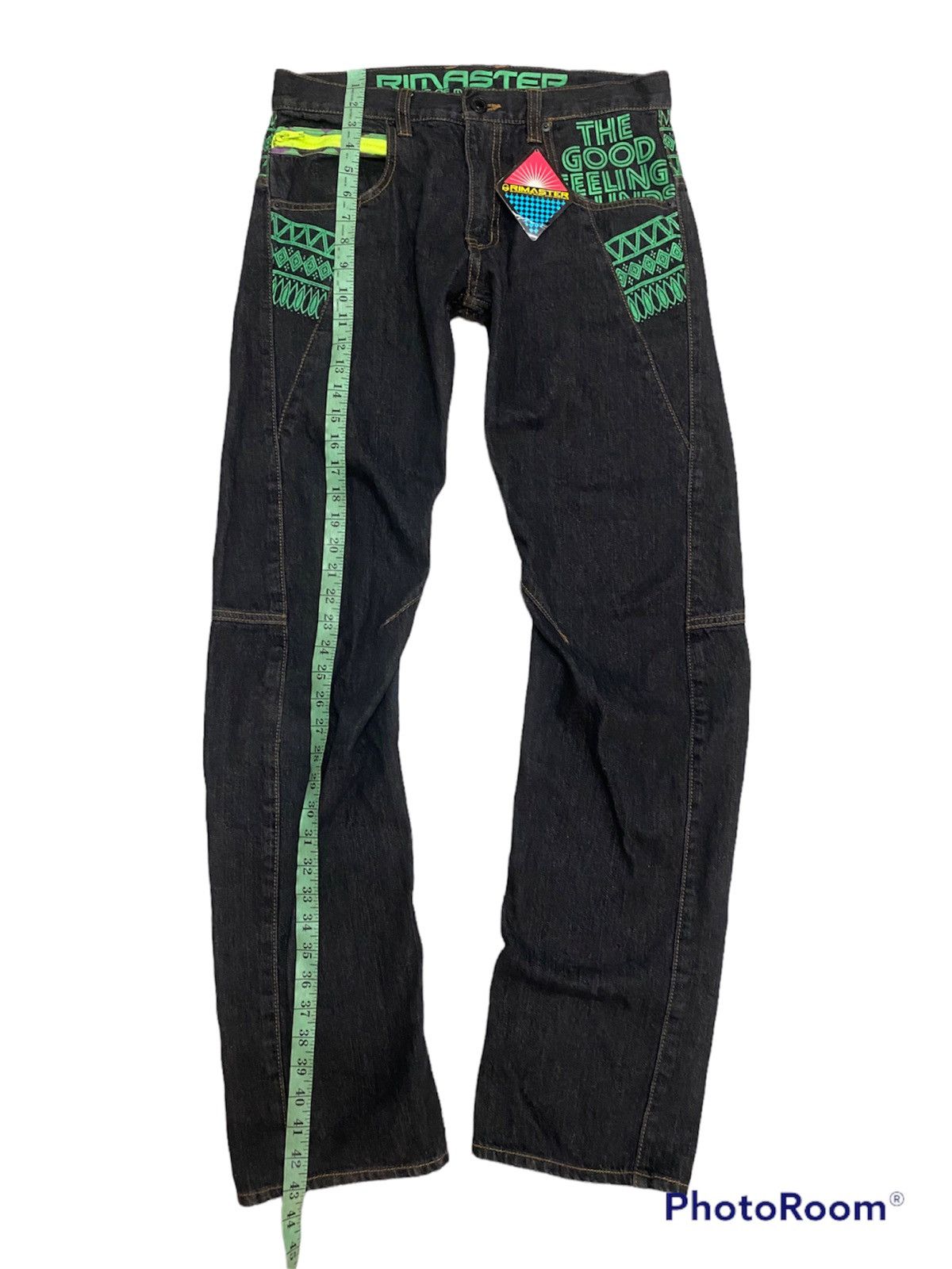 Japanese Brand × Vintage Vintage Rimaster Denim Jeans Nice Design Size US 32 / EU 48 - 8 Thumbnail