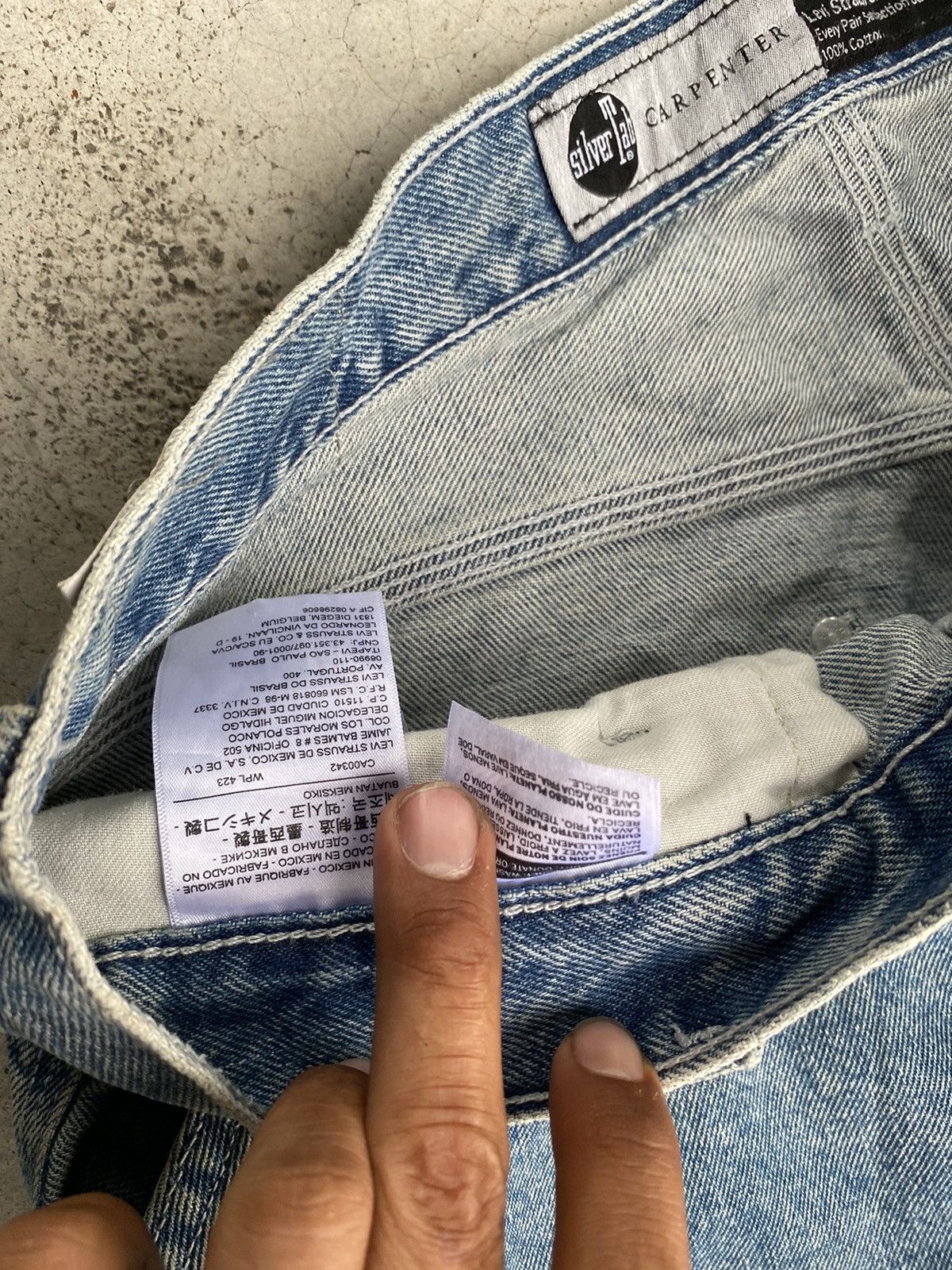 Levi's × Levi's Vintage Clothing Vintage Levis Silvertab Baggy Carpenter Size US 34 / EU 50 - 5 Thumbnail