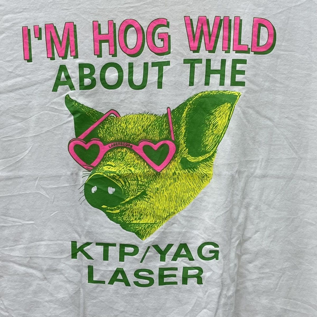 Vintage Vintage 90s I'm Hog Wild About The KTP/YAG Laser Size US M / EU 48-50 / 2 - 2 Thumbnail