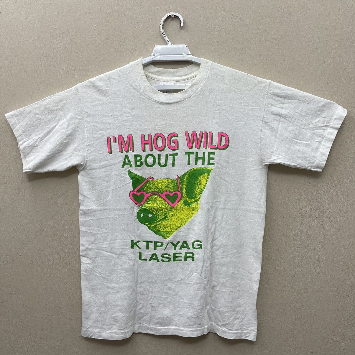 Vintage Vintage 90s I'm Hog Wild About The KTP/YAG Laser Size US M / EU 48-50 / 2 - 1 Thumbnail