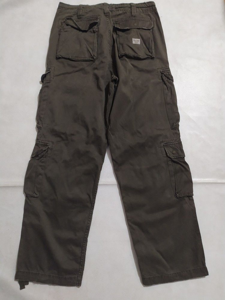 Japanese Brand 🔥Real Crush Clothing Multipocket Tactical Cargo Pants Size US 33 - 4 Thumbnail