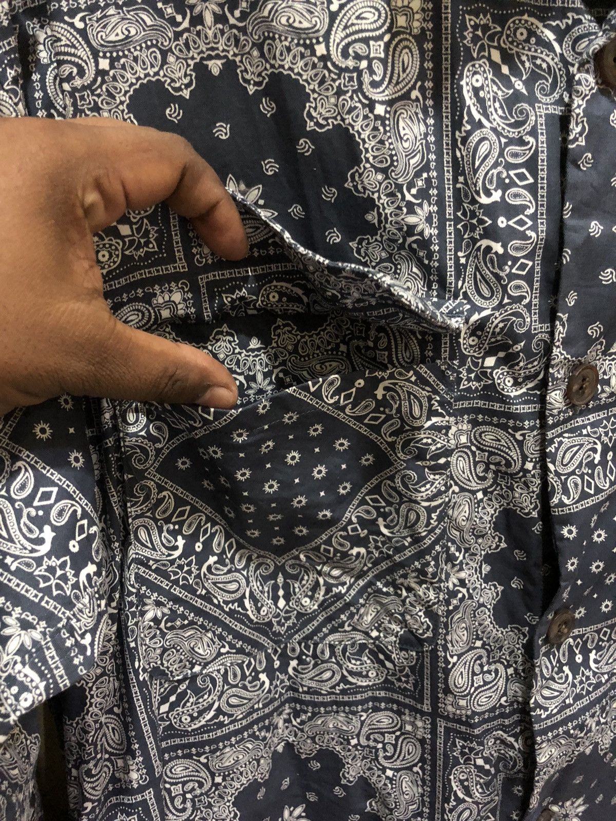 Japanese Brand Bayflow Santa Monica shirt like Kapital pattern Size US XL / EU 56 / 4 - 9 Thumbnail