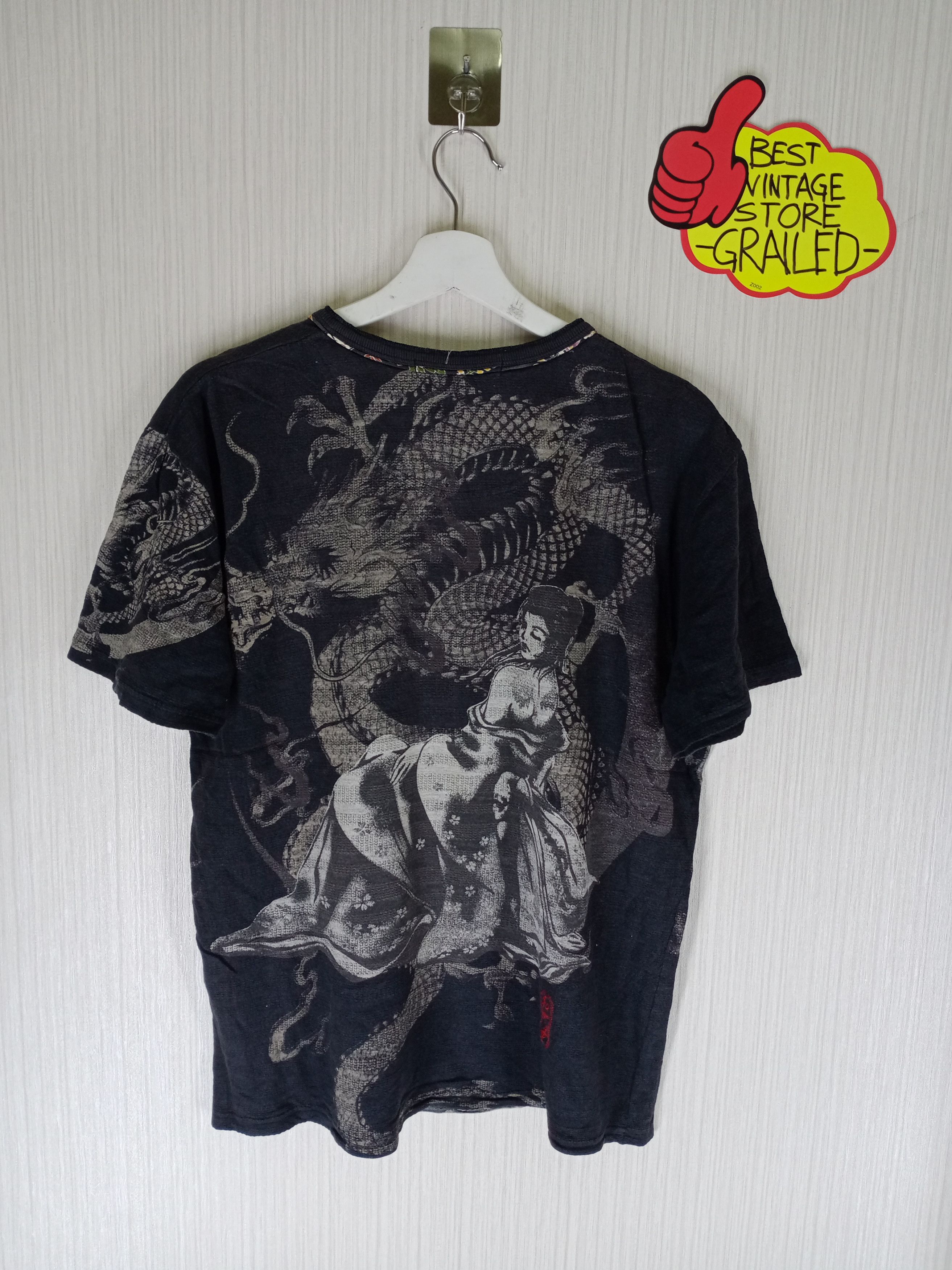 Japanese Brand Japanese Brand Sukajan Tshirt Overprint Design Size US M / EU 48-50 / 2 - 2 Thumbnail