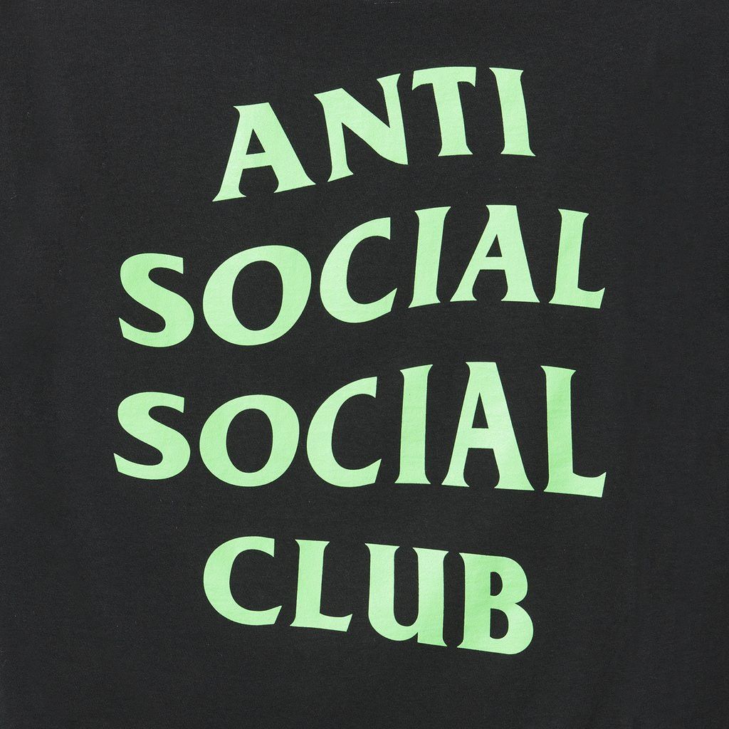 Anti Social Social Club DS ASSC Green Logo Hated Black Tee BAPE KITH KAWS VLONE Size US M / EU 48-50 / 2 - 2 Thumbnail