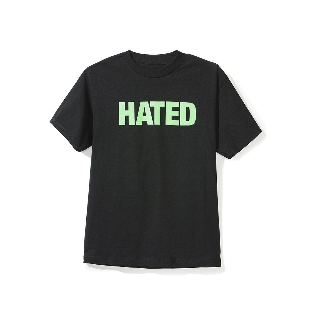 Anti Social Social Club DS ASSC Green Logo Hated Black Tee BAPE KITH KAWS VLONE Size US M / EU 48-50 / 2 - 1 Thumbnail