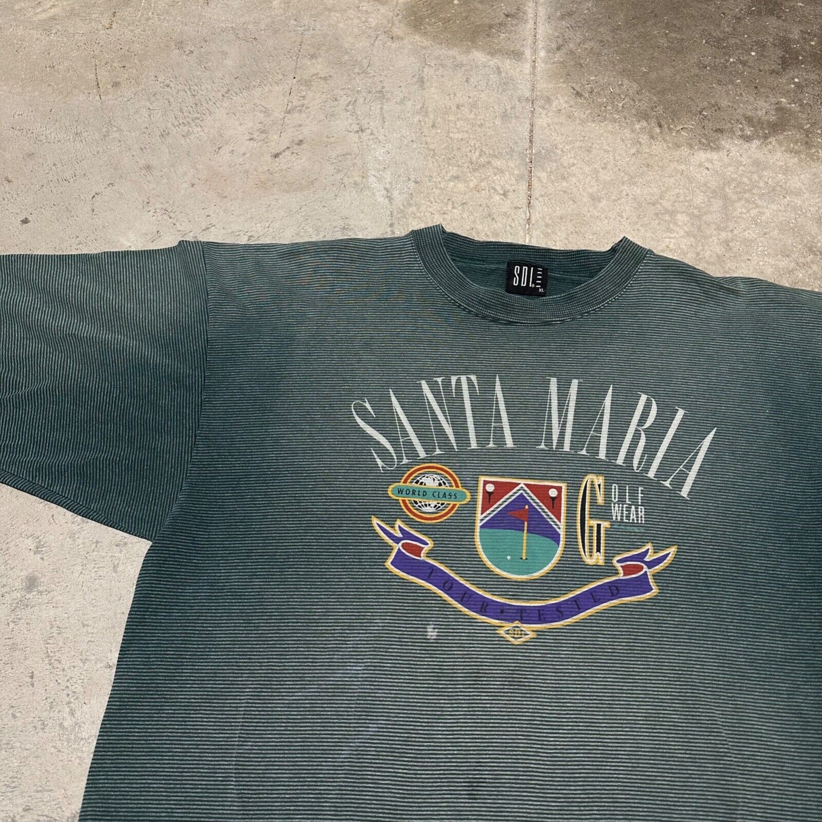 Vintage Santa Maria Golf Club Shirt Golf Course Pro Shop Size US XL / EU 56 / 4 - 2 Thumbnail