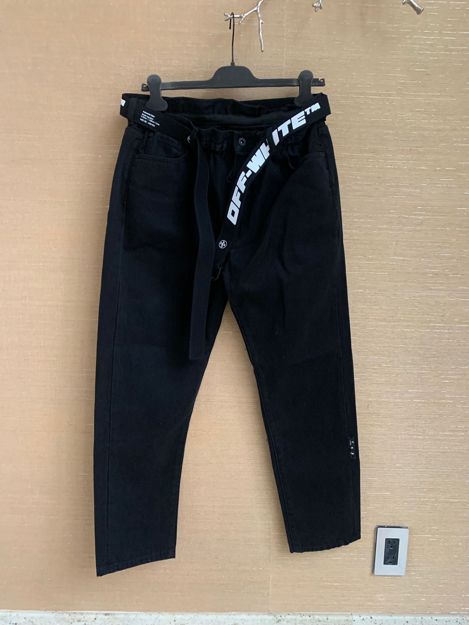 Off-White Slim Low Crotch Denim Size US 33 - 2 Thumbnail
