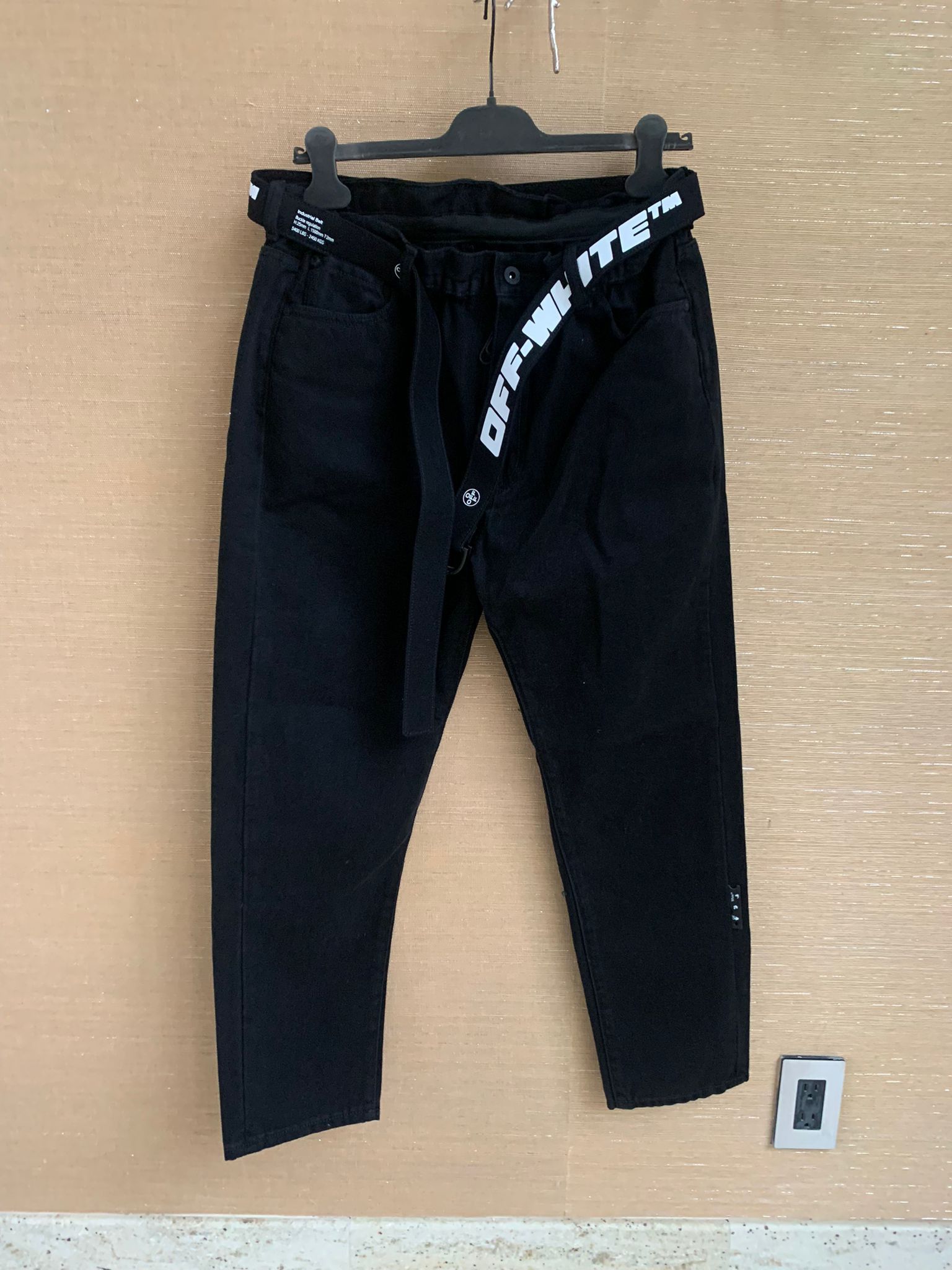 Off-White Slim Low Crotch Denim Size US 33 - 1 Thumbnail