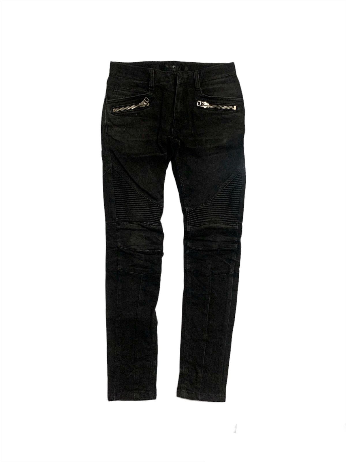 image of No Id Seditionaries Zipper Pocket Styles Jeans in Black, Men's (Size 28)