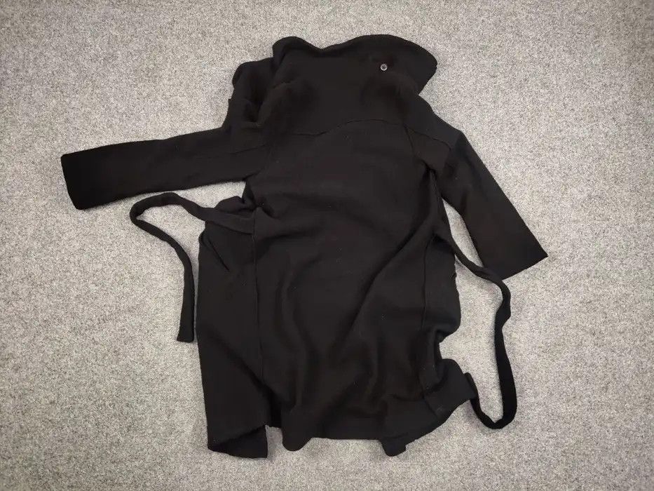 Lost & Found Ria Dunn Lost & Found Ria Dunn Coat Black Wool asymmetric Jacket Size M / US 6-8 / IT 42-44 - 6 Thumbnail