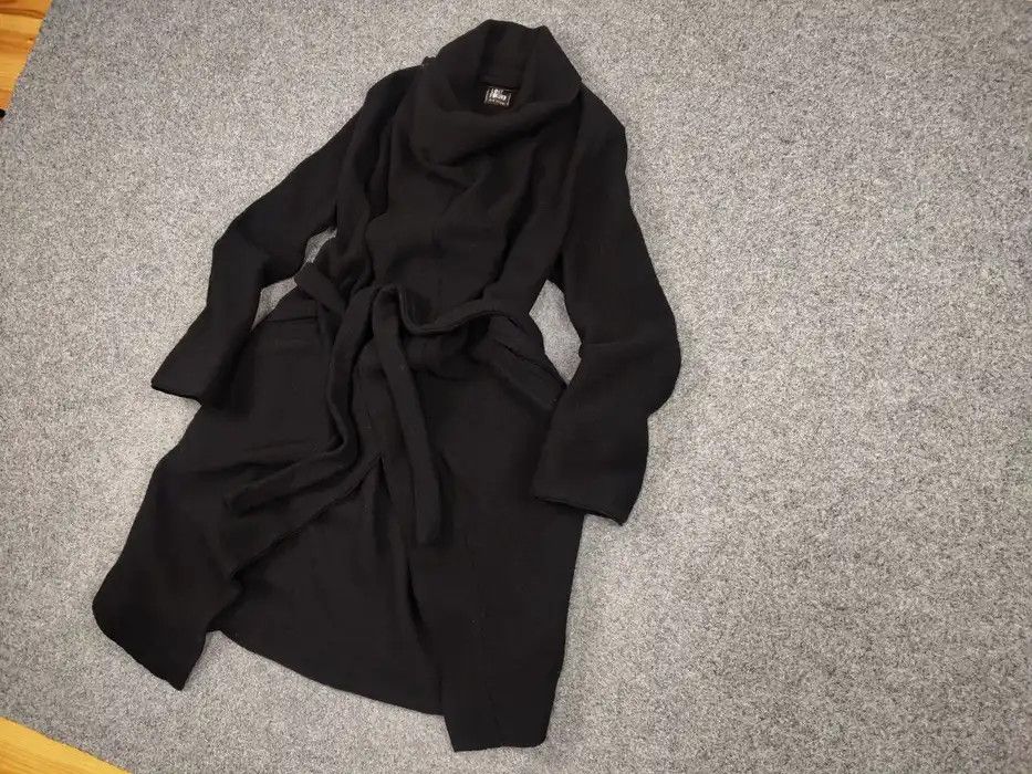 Lost & Found Ria Dunn Lost & Found Ria Dunn Coat Black Wool asymmetric Jacket Size M / US 6-8 / IT 42-44 - 2 Thumbnail