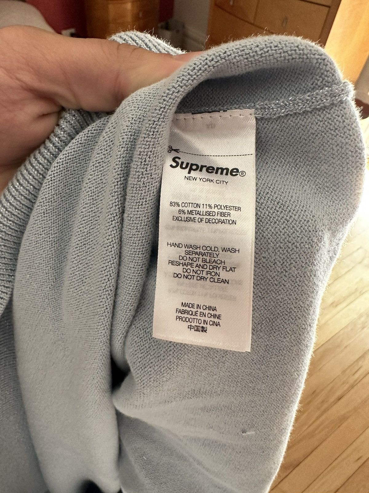 Supreme Supreme ss23 glitter sweater Size US L / EU 52-54 / 3 - 5 Thumbnail