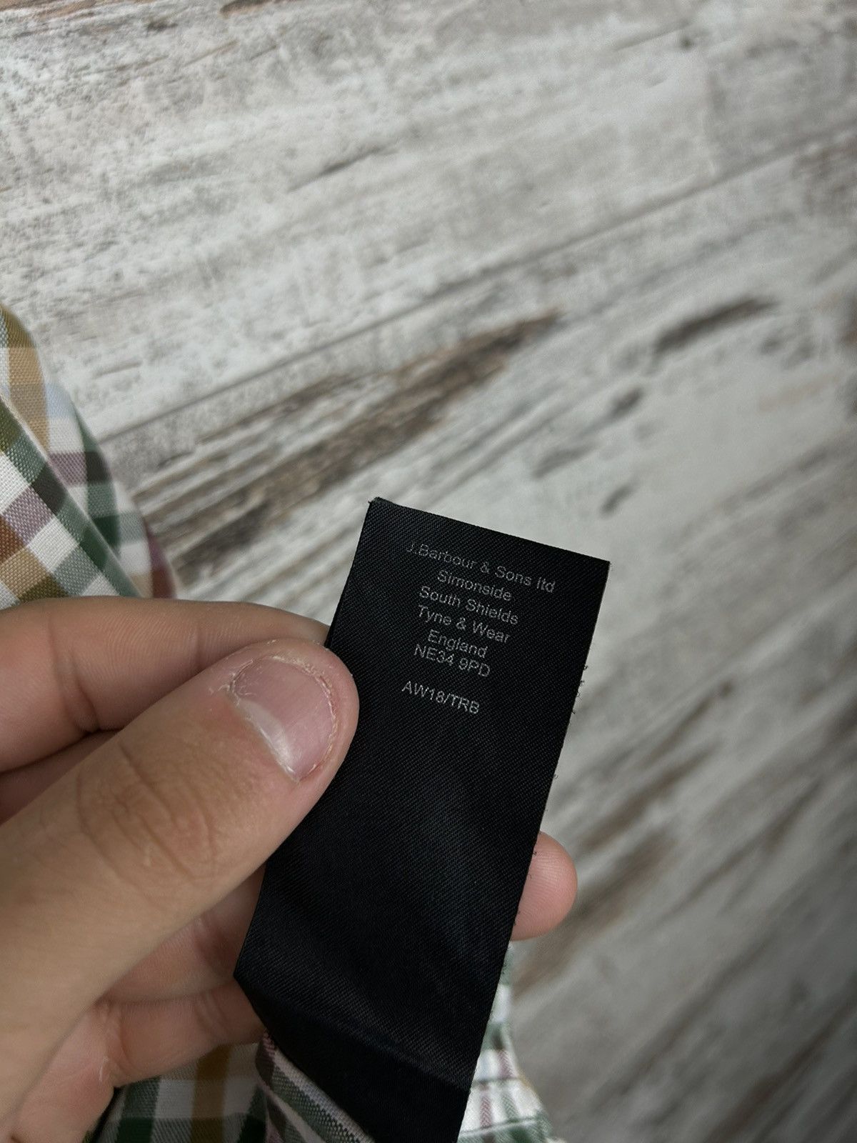 Barbour × Vintage Mens Vintage BARBOUR MENS LONG SLEEVE SHIRT button up tee Size US M / EU 48-50 / 2 - 11 Thumbnail