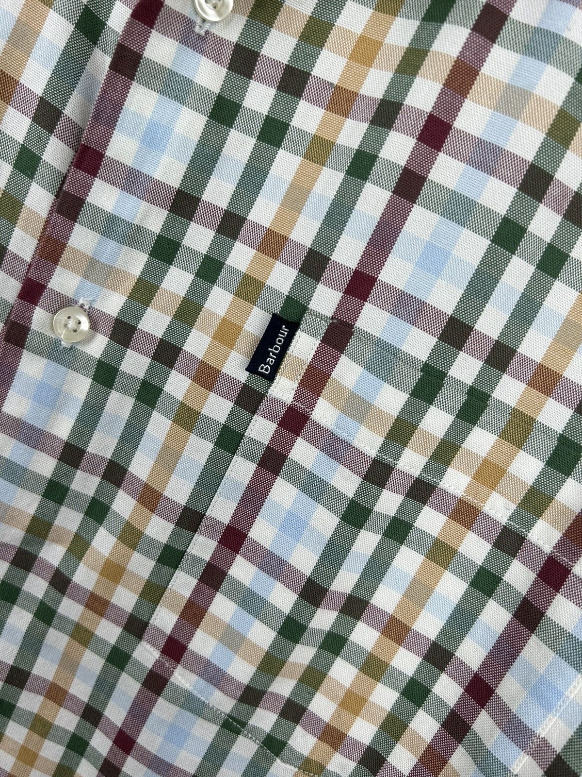 Barbour × Vintage Mens Vintage BARBOUR MENS LONG SLEEVE SHIRT button up tee Size US M / EU 48-50 / 2 - 5 Thumbnail