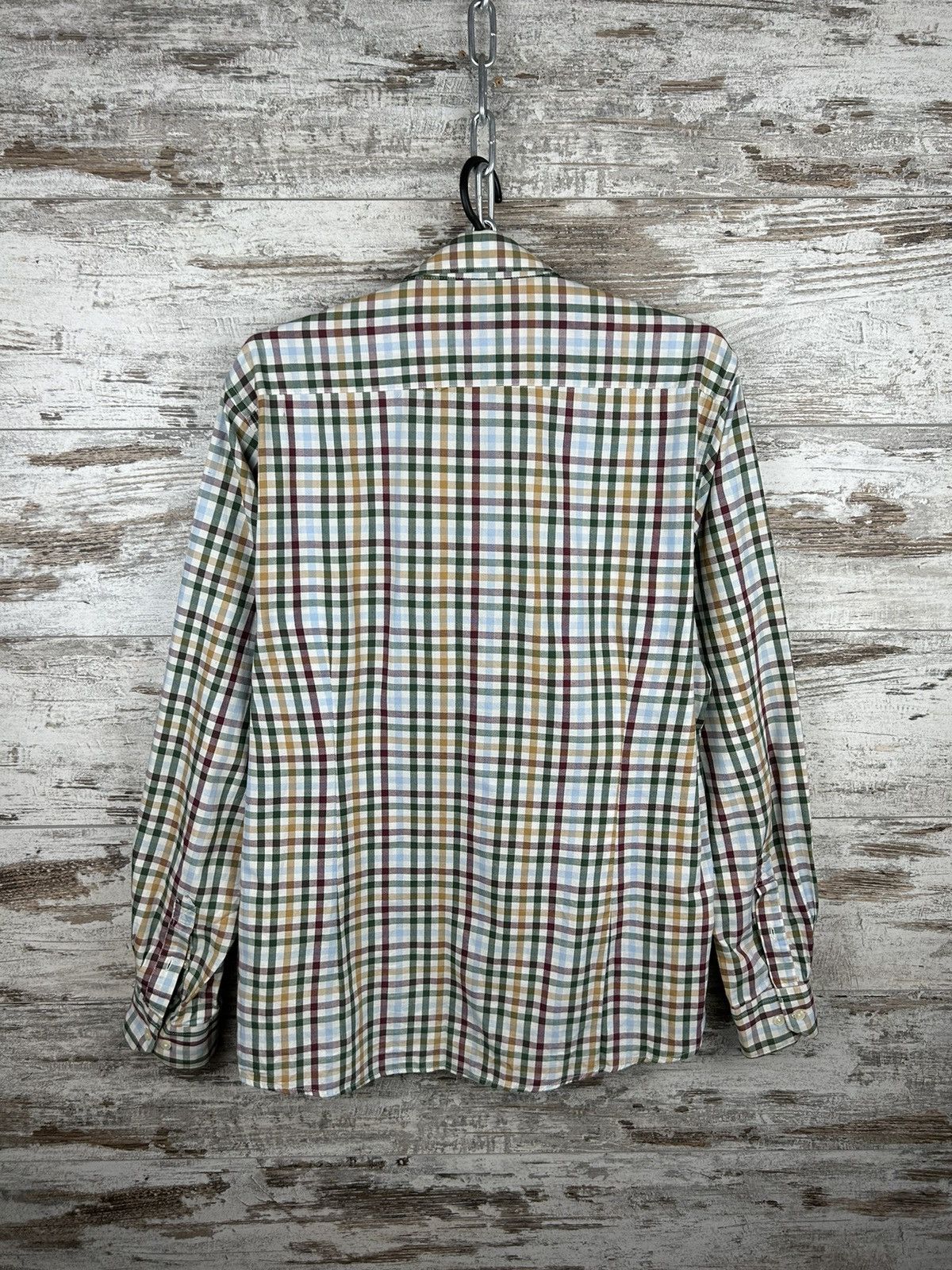 Barbour × Vintage Mens Vintage BARBOUR MENS LONG SLEEVE SHIRT button up tee Size US M / EU 48-50 / 2 - 12 Thumbnail
