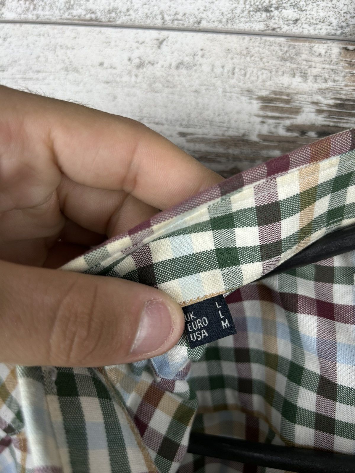 Barbour × Vintage Mens Vintage BARBOUR MENS LONG SLEEVE SHIRT button up tee Size US M / EU 48-50 / 2 - 7 Thumbnail