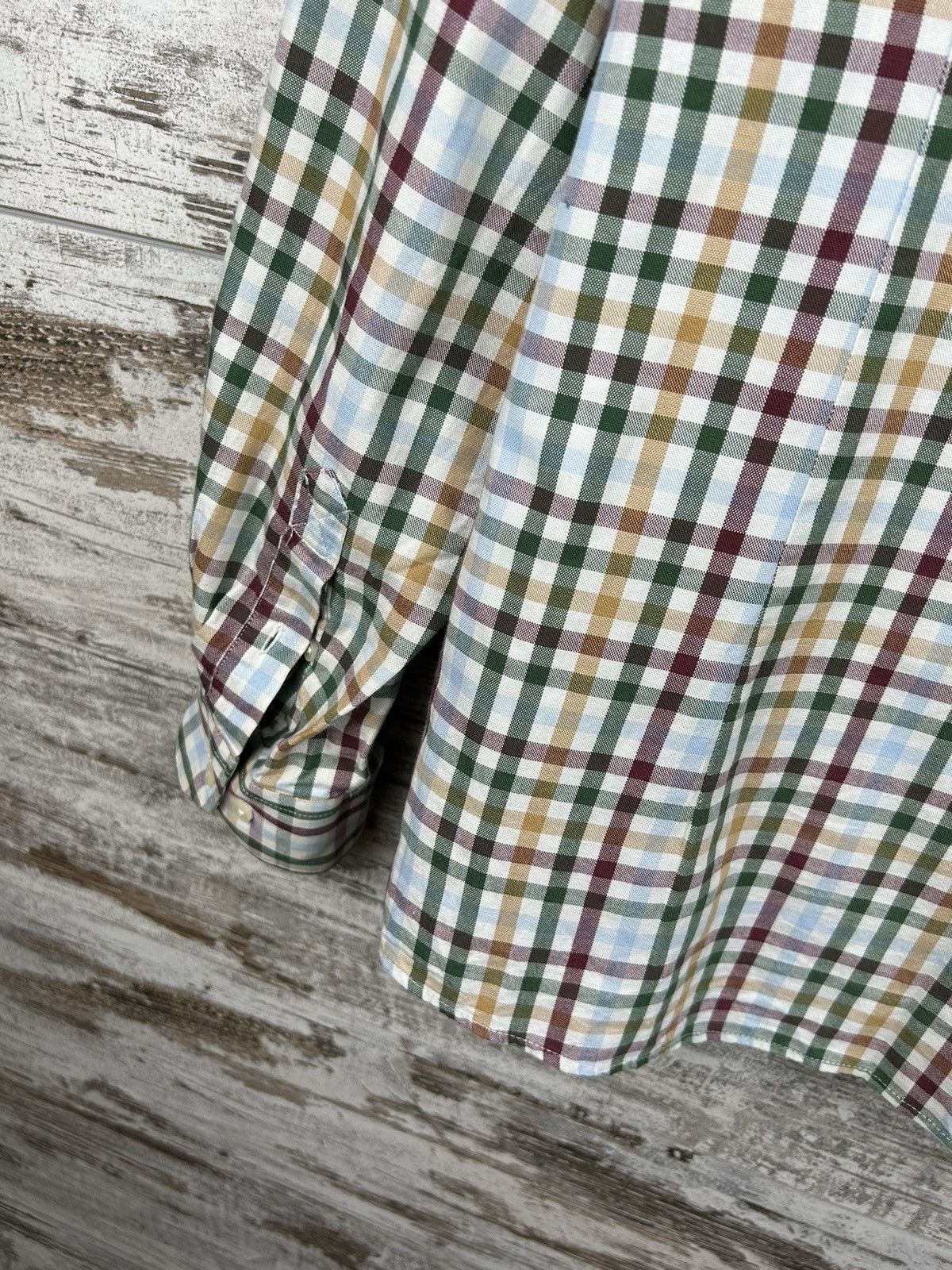 Barbour × Vintage Mens Vintage BARBOUR MENS LONG SLEEVE SHIRT button up tee Size US M / EU 48-50 / 2 - 14 Thumbnail