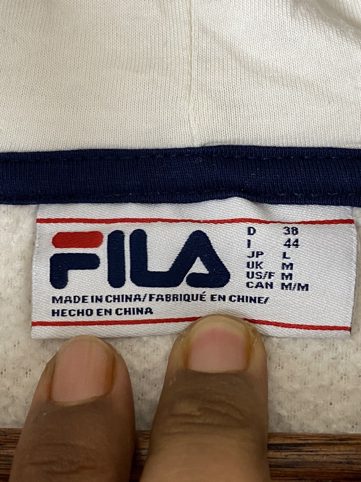 Fila Fila Hoodies Zipper Fleece Size US L / EU 52-54 / 3 - 5 Thumbnail