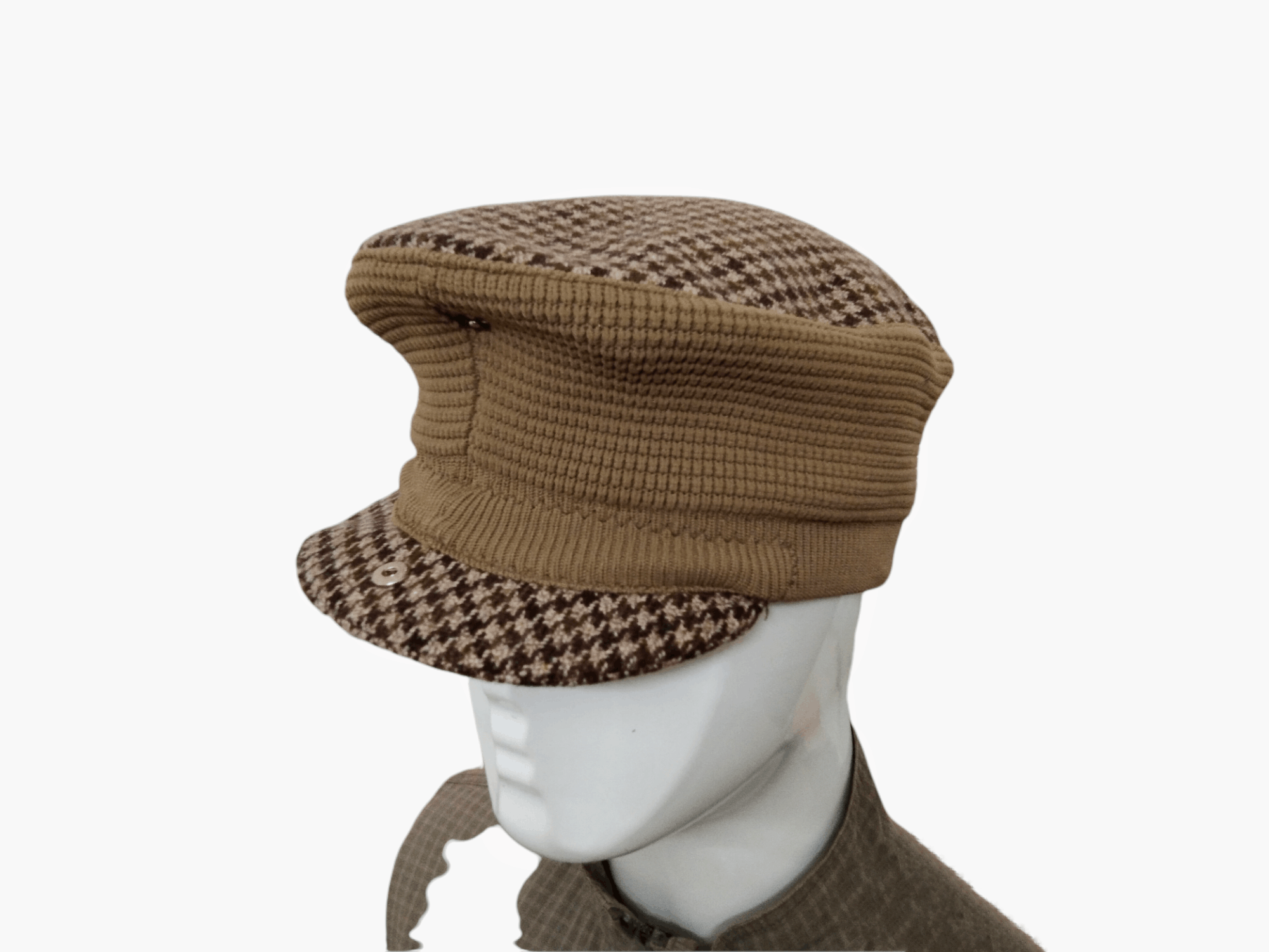 Vintage × Woolrich Woolen Mills RARE DESIGN THE EDINBURG WOOLLEN MILL 2 WAY HAT Size ONE SIZE - 2 Thumbnail