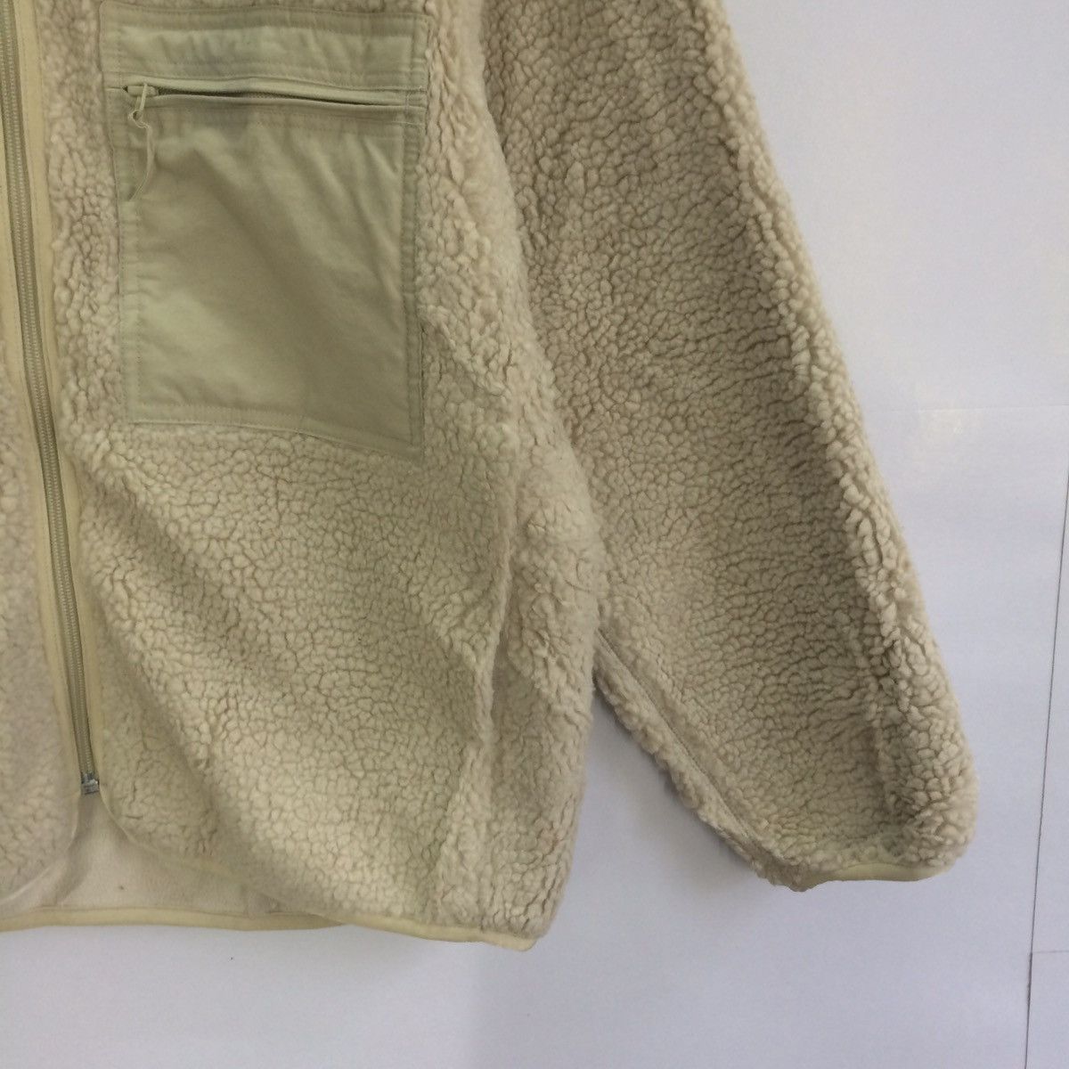 Lemaire × Uniqlo 💥Lemaire uniqlo Deep pile Sherpa cardigan Jacket Size US L / EU 52-54 / 3 - 3 Thumbnail