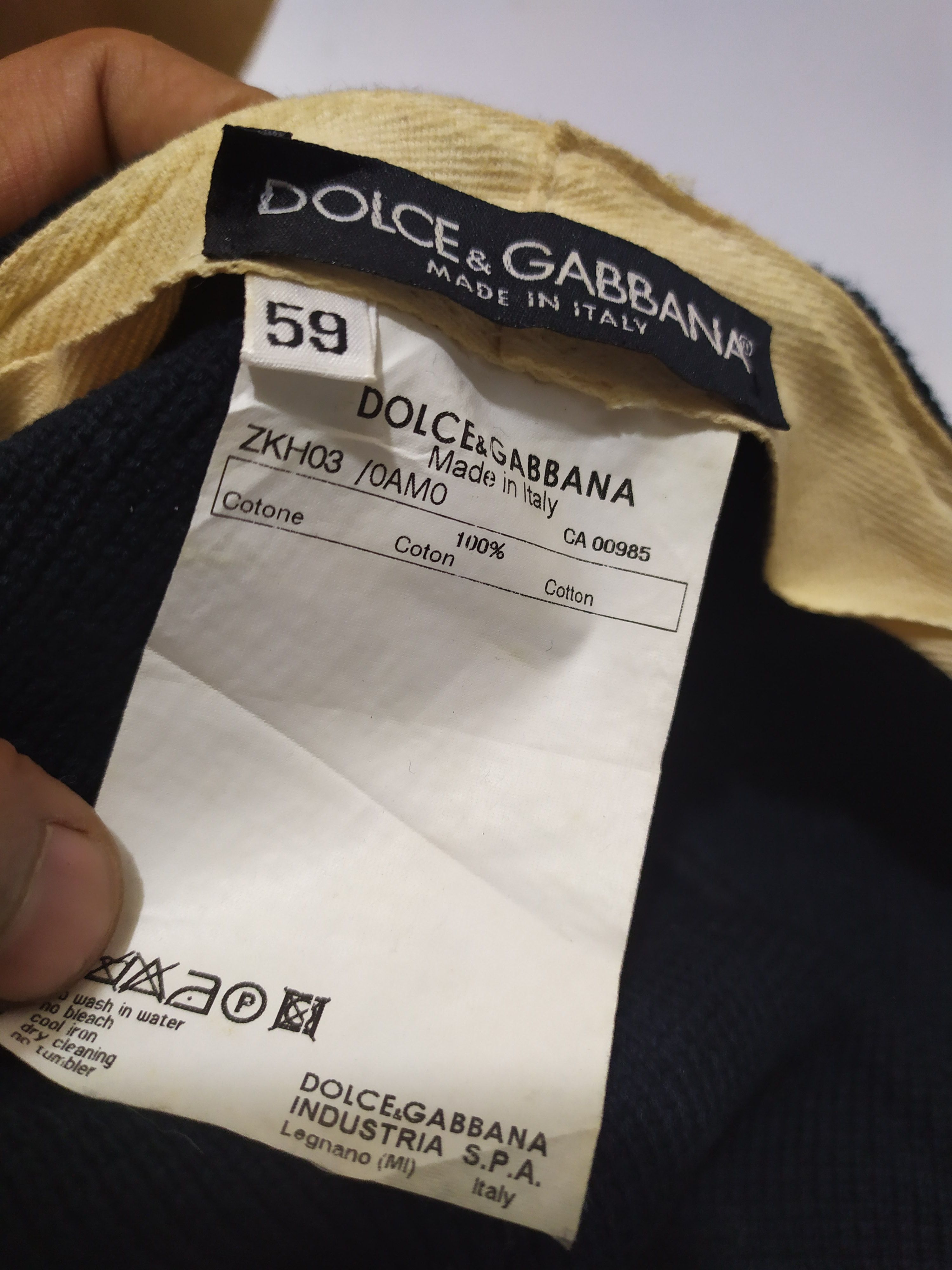 Dolce & Gabbana 🔥Dolce & Gabbana Flat Hats DG Logo Design Size ONE SIZE - 7 Thumbnail