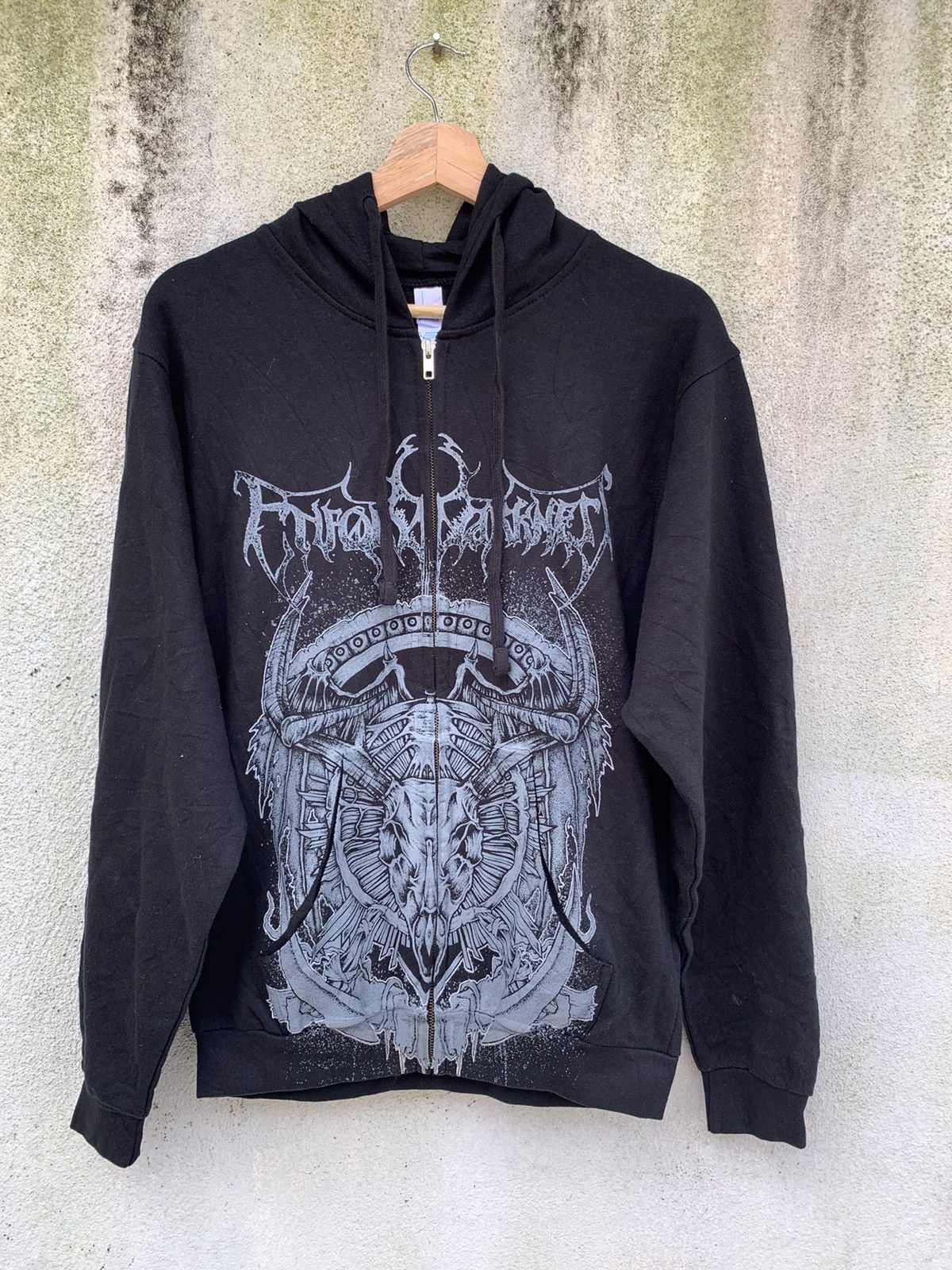 Band Tees × Vintage Black Metal Band Enfold Darkness Goat Symbol Size US S / EU 44-46 / 1 - 1 Thumbnail