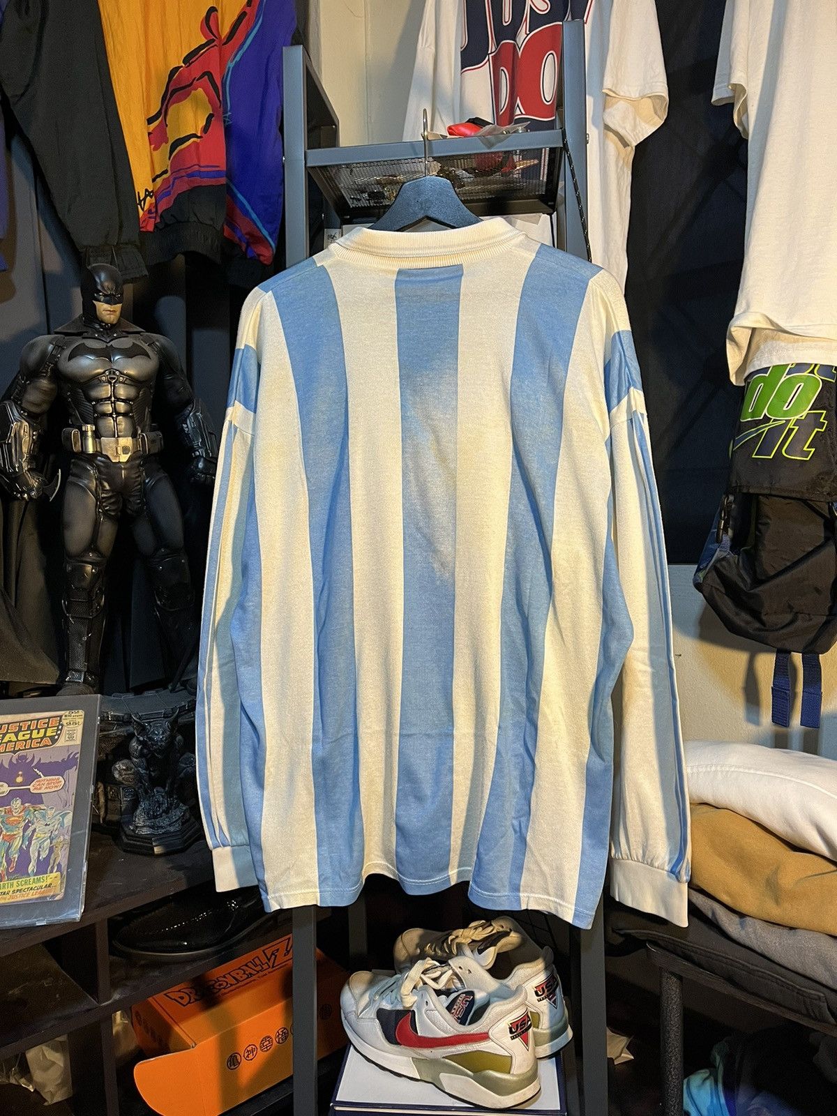 Vintage Grail Vintage 1994 Argentina AdidasLong Sleeves Hersey Size US XL / EU 56 / 4 - 3 Thumbnail
