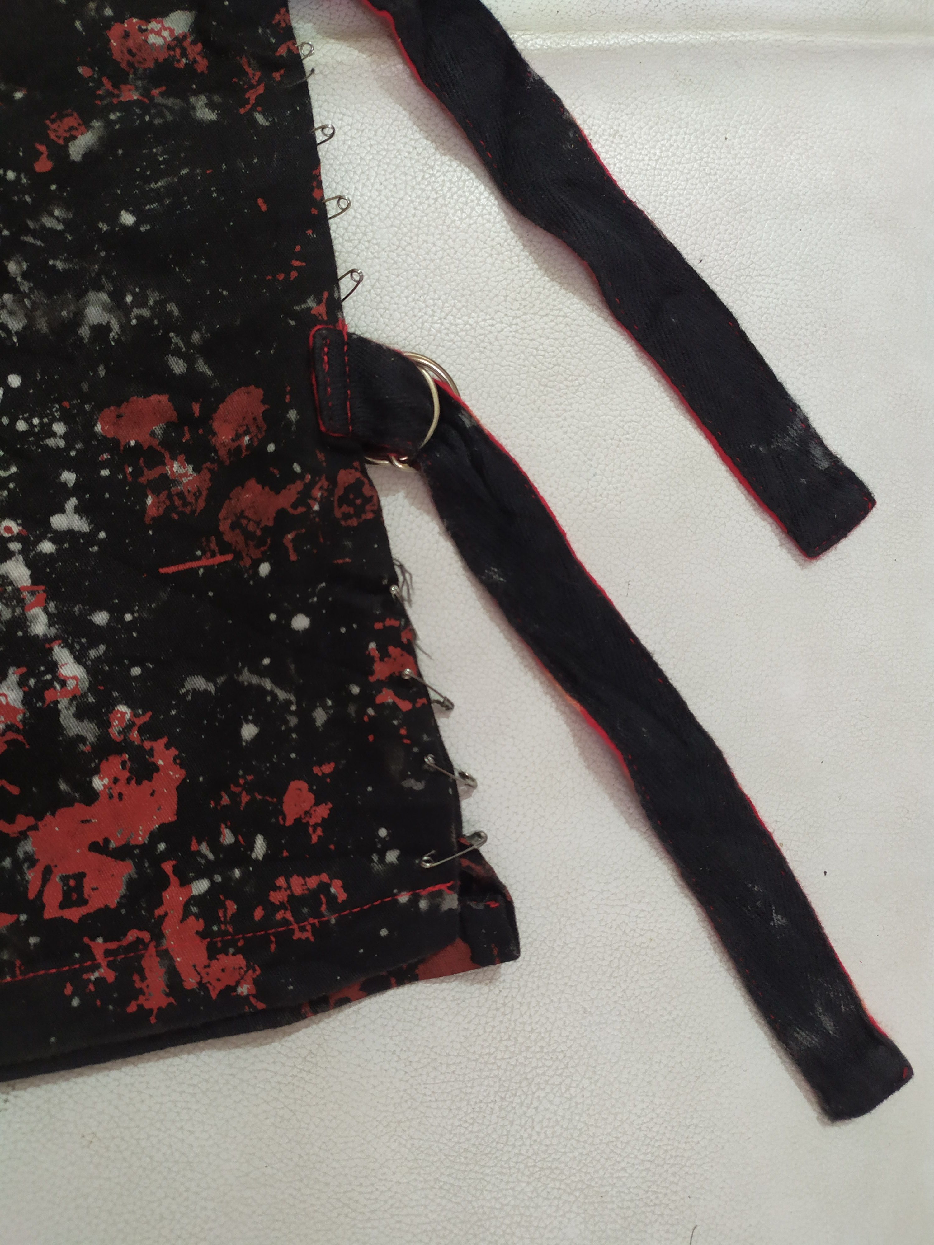 Japanese Brand 🔥H Anarchy By Naoto Japan Punk Bondage Distressed Pants Size US 28 / EU 44 - 14 Thumbnail