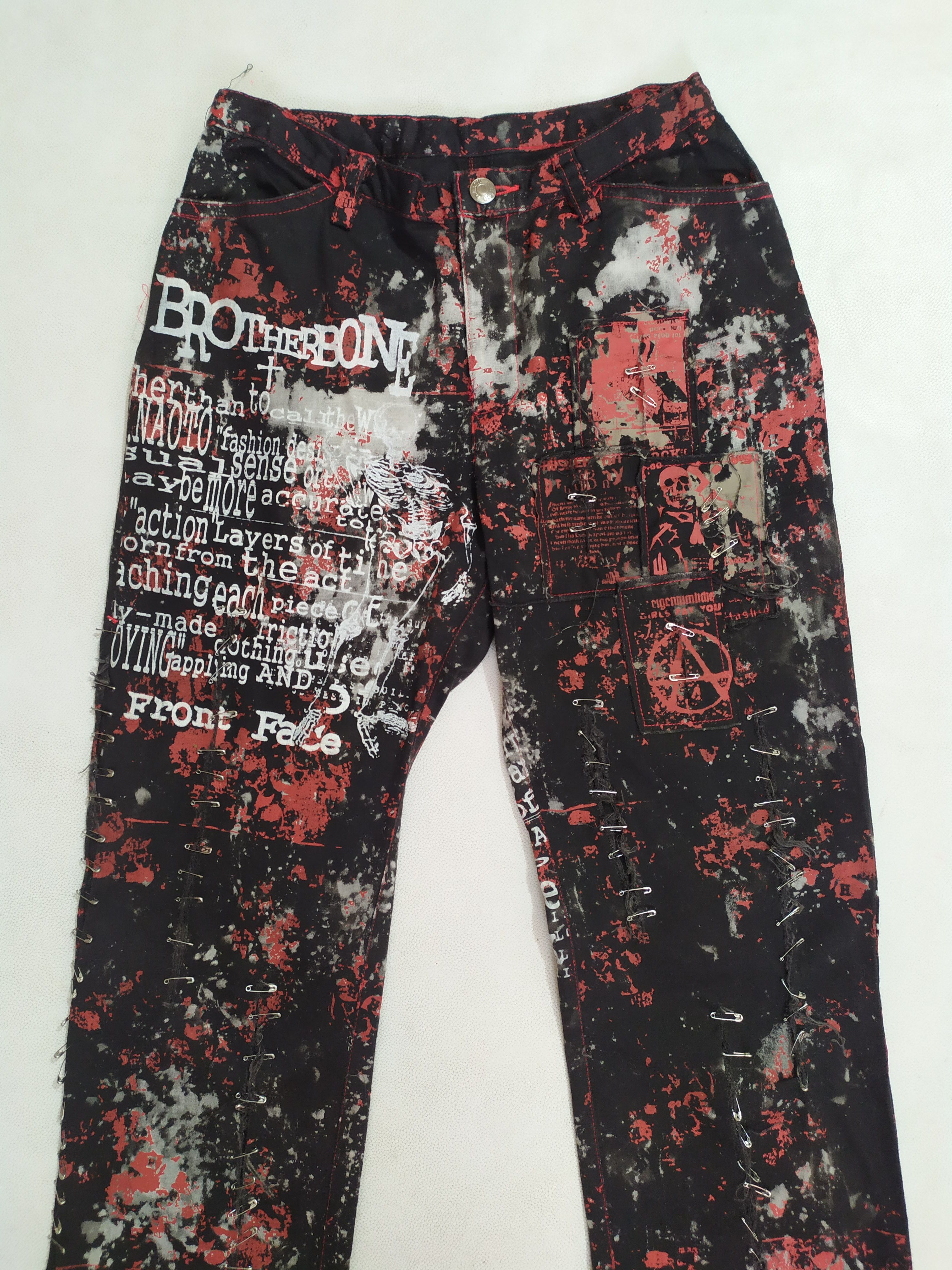 Japanese Brand 🔥H Anarchy By Naoto Japan Punk Bondage Distressed