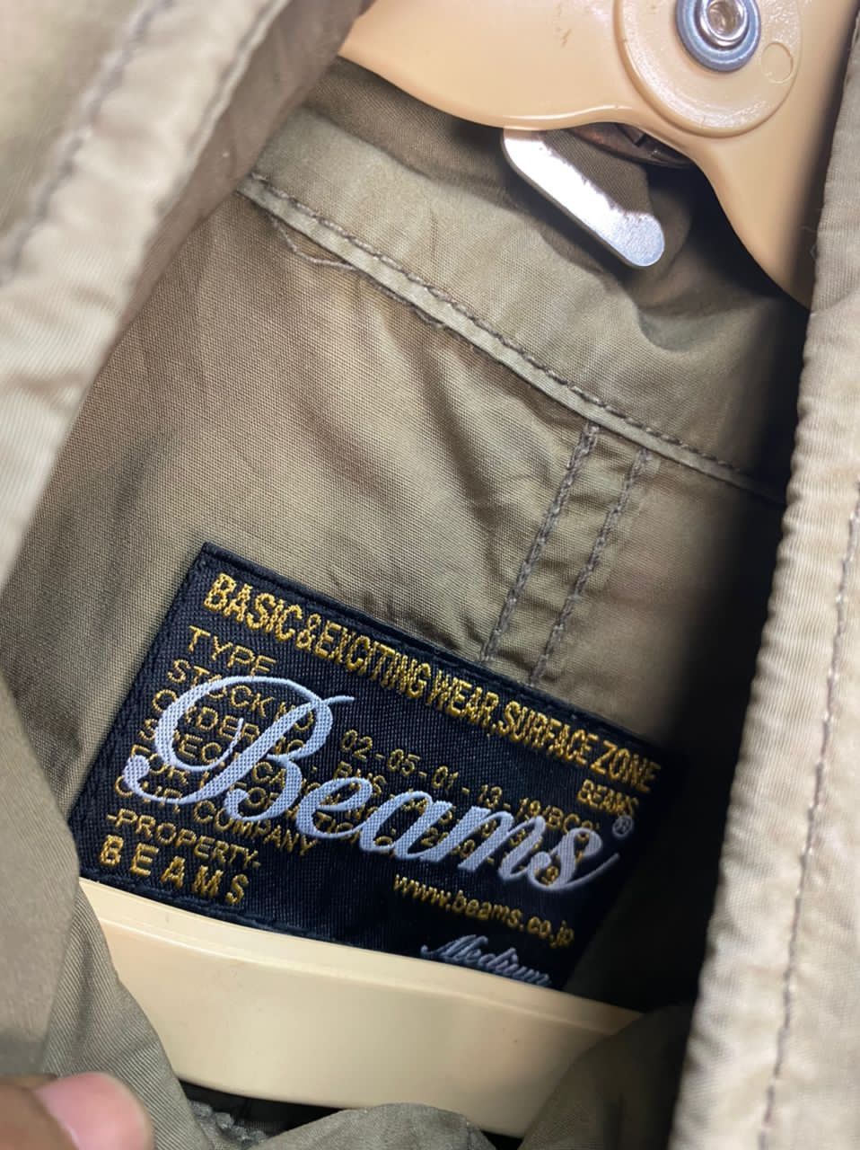 Beams Plus × Japanese Brand Beams zipper jacket hidden hoodie Size US S / EU 44-46 / 1 - 3 Thumbnail