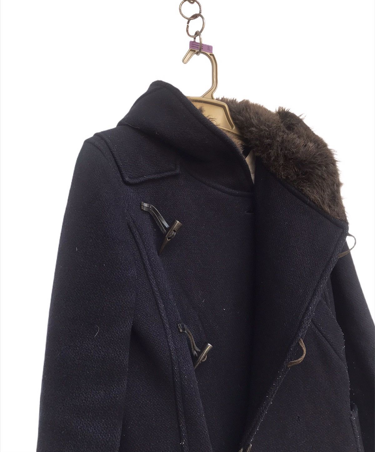 Issey Miyake × Japanese Brand 🔥Sanao Kuwahara Wool Duffle Jacket Fleece Hoodies Size US S / EU 44-46 / 1 - 3 Thumbnail