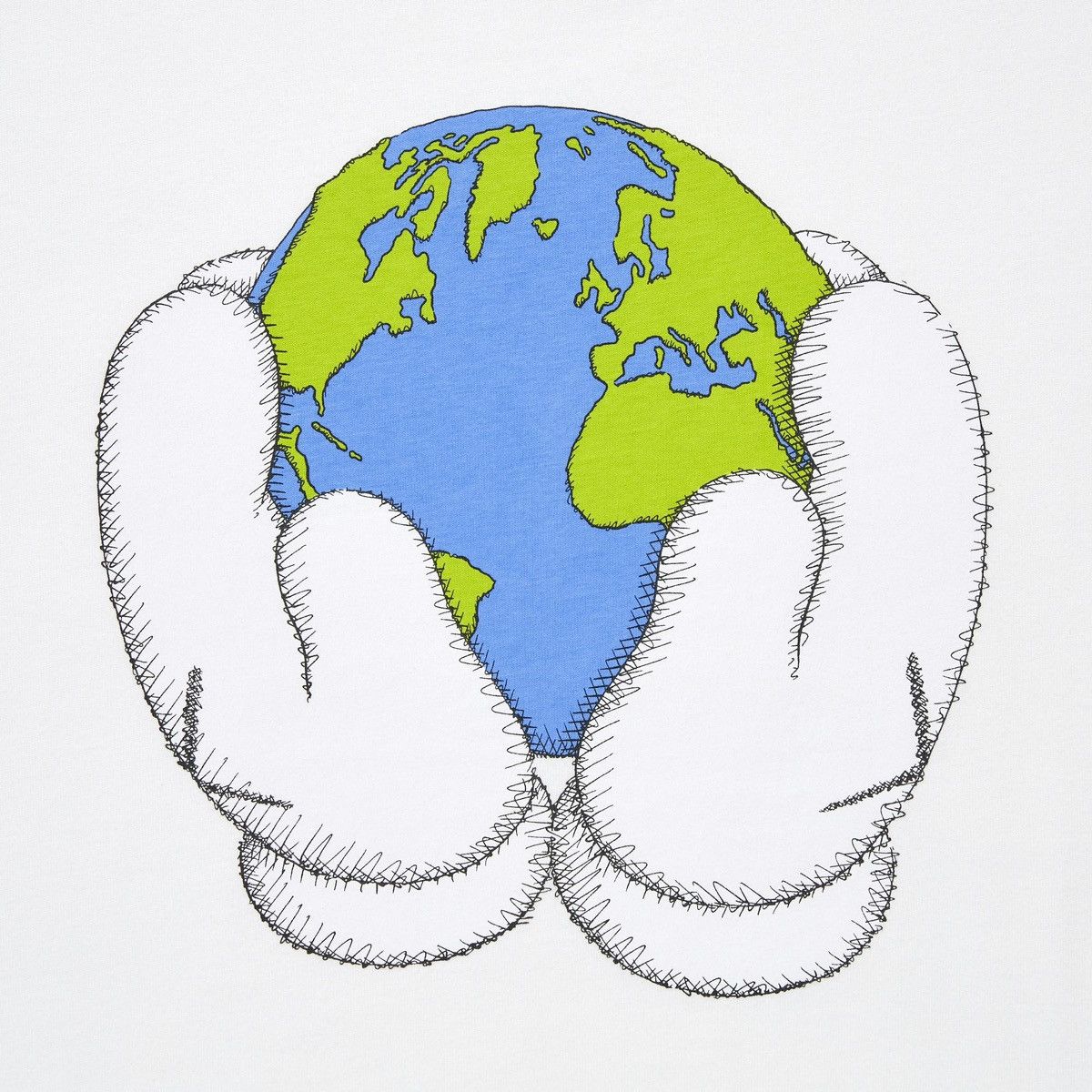 Kaws × Uniqlo Small KAWS White Peace for All The Figure Gone Vinyl Shirt Size US S / EU 44-46 / 1 - 11 Thumbnail