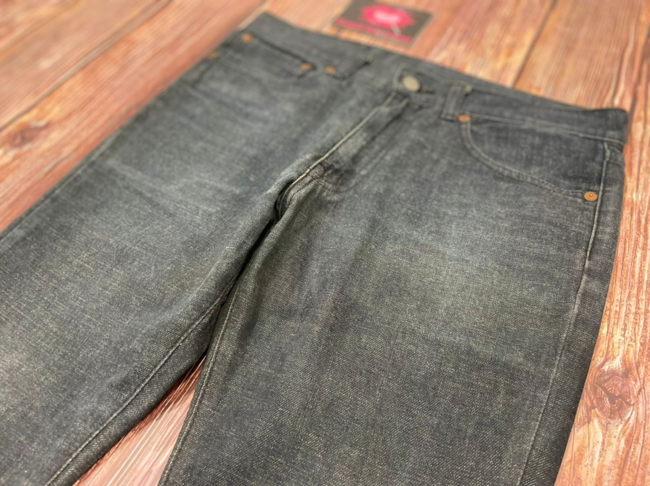 Japanese Brand Bell Bottom Flare Bootcut Jeans SNAKE SKINS VTG Size US 32 / EU 48 - 11 Thumbnail